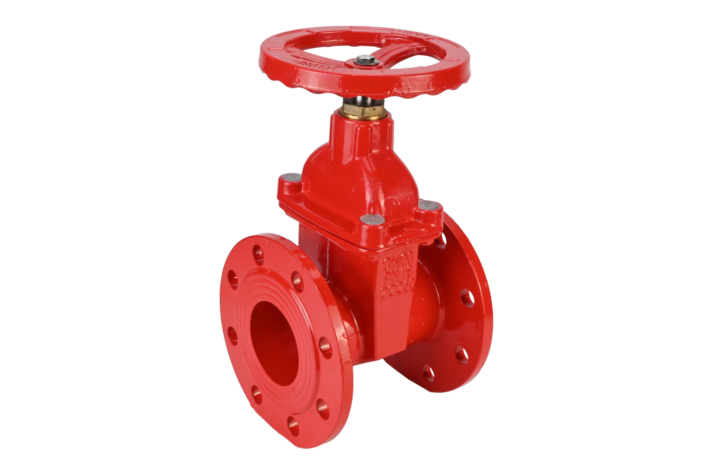 Задвижка клиновая DN.ru 30ч39р (аналог МЗВГ) GGG50-GGG50-S-F-S red Ду50 Ру10/16 D040-08638