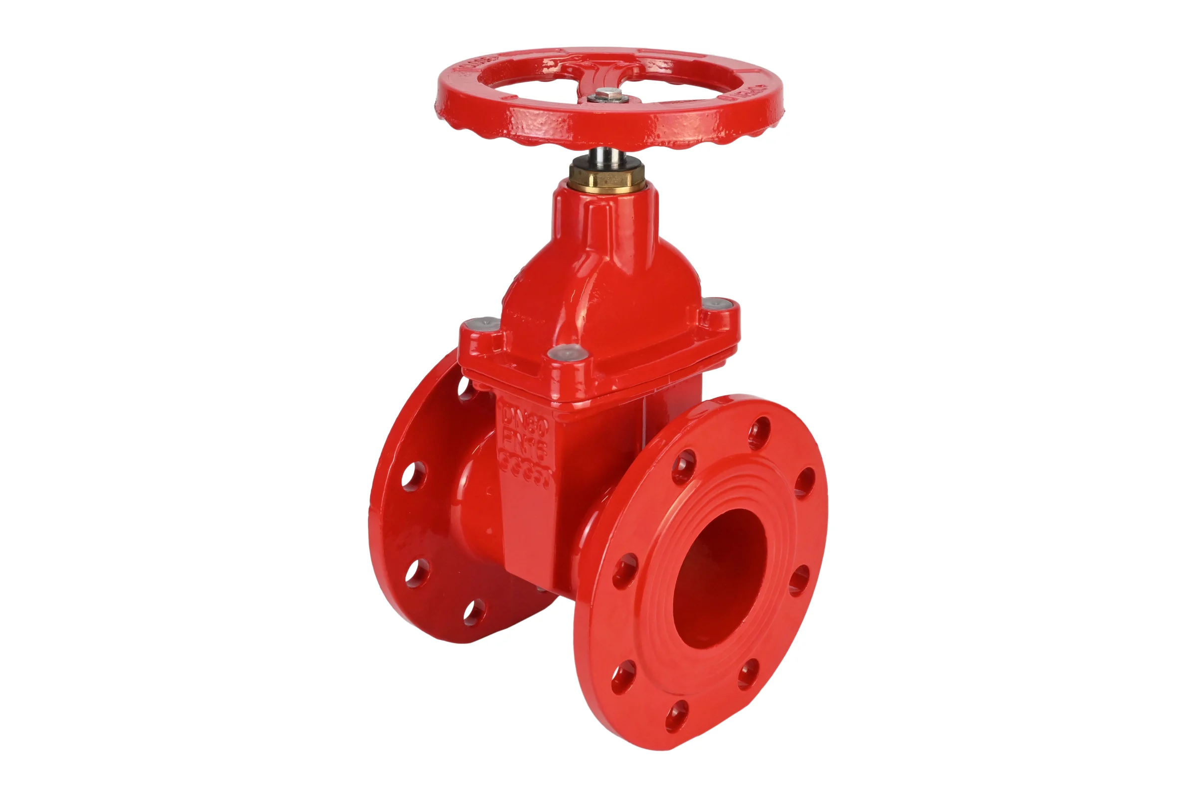 Задвижка клиновая DN.ru 30ч39р (аналог МЗВГ) GGG50-GGG50-S-F-S red Ду100 Ру10/16 D040-08640