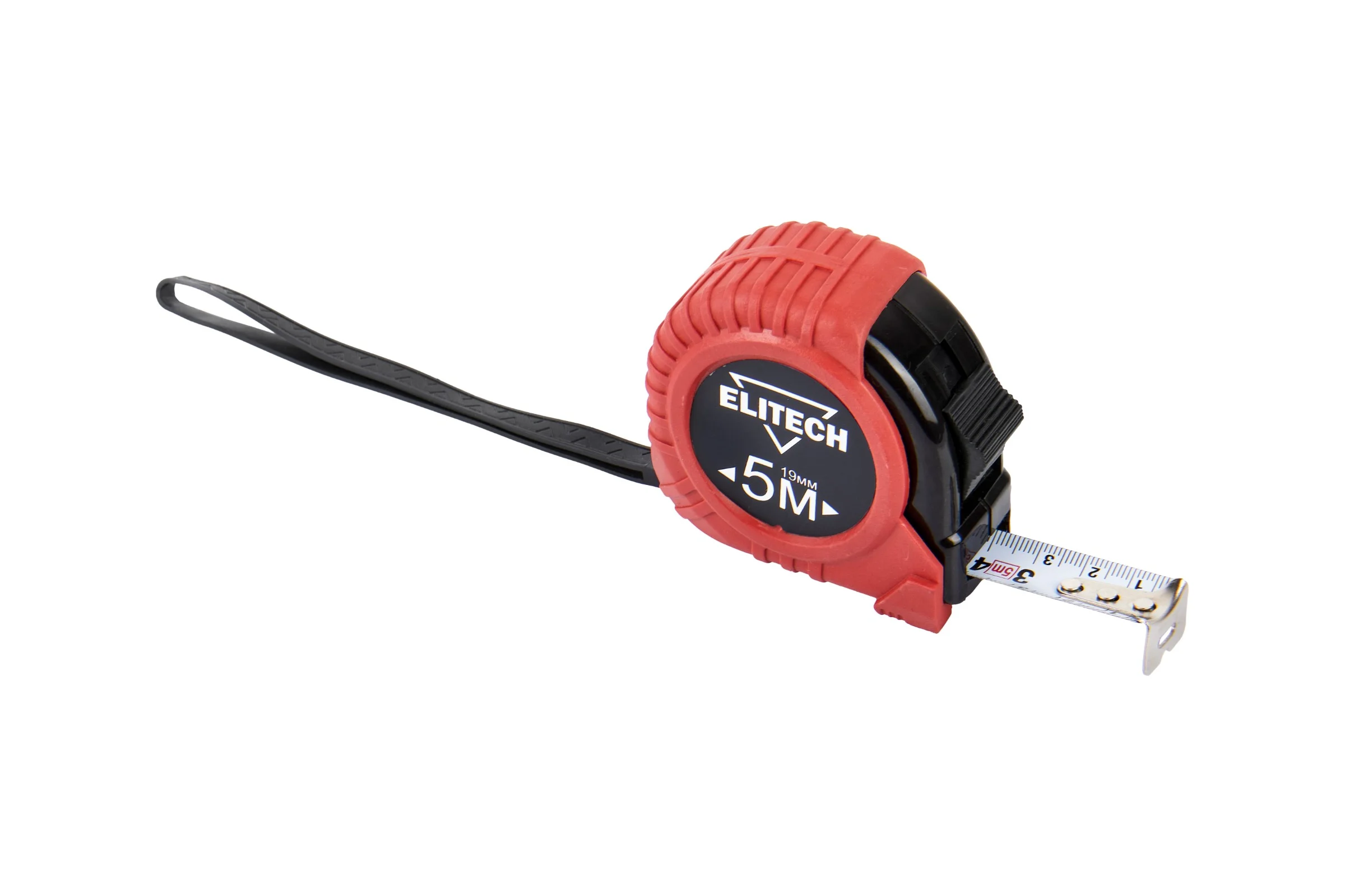 Рулетка Elitech 5 м, 19 мм, обрезиненный корпус 310201 ДМ 207186