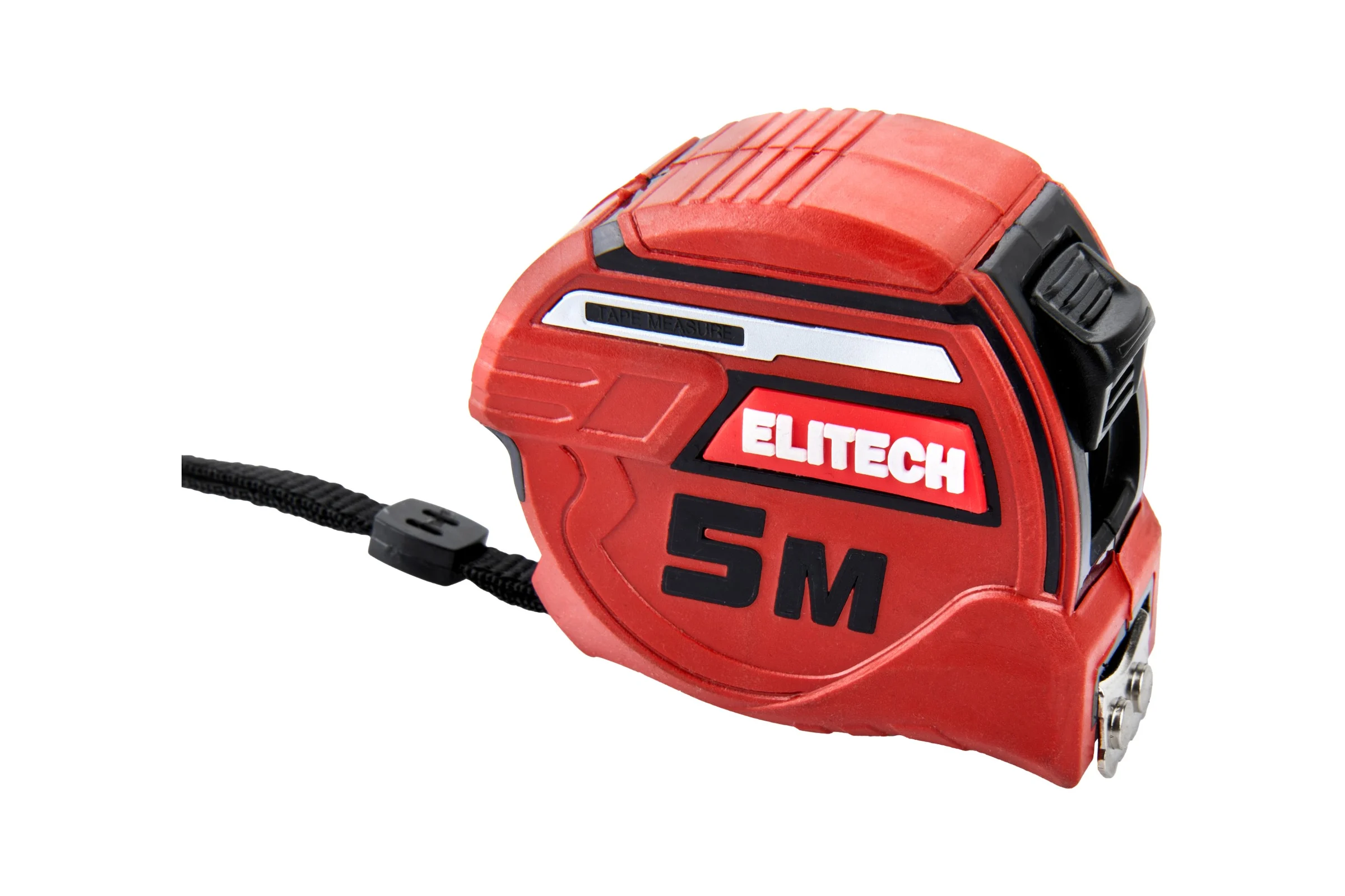 Рулетка Elitech 5 м, 19 мм, магнитный зацеп, автостоп, утолщенное полотно 310301 207188
