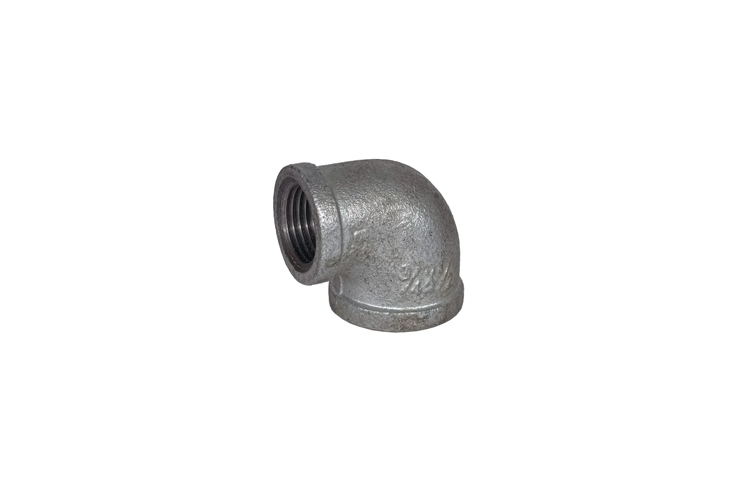 Угольник переходной Fittex PLUS, чугун оцинкованный, Ду25x20, 1"х3/4" м/м 127-3579