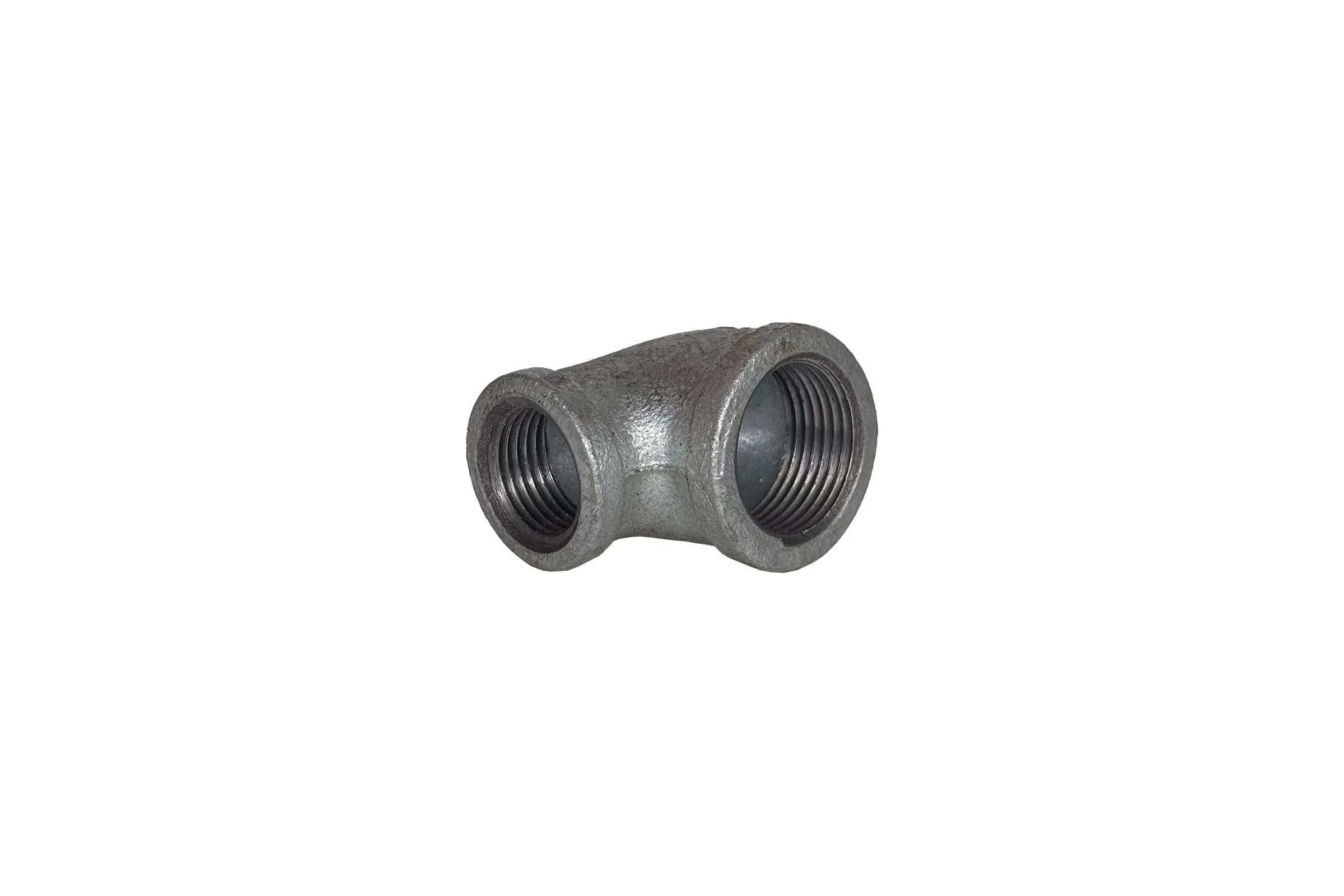 Угольник переходной Fittex PLUS, чугун оцинкованный, Ду25x20, 1"х3/4" м/м 127-3579
