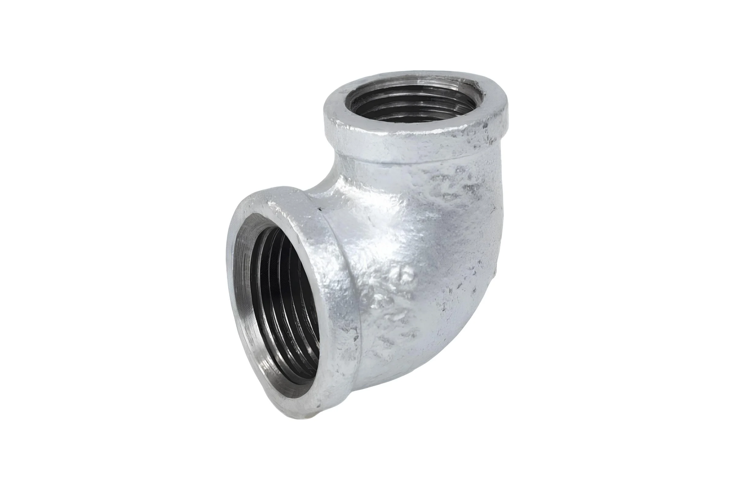 Угольник переходной Fittex PLUS, чугун оцинкованный, Ду25x20, 1"х3/4" м/м 127-3579