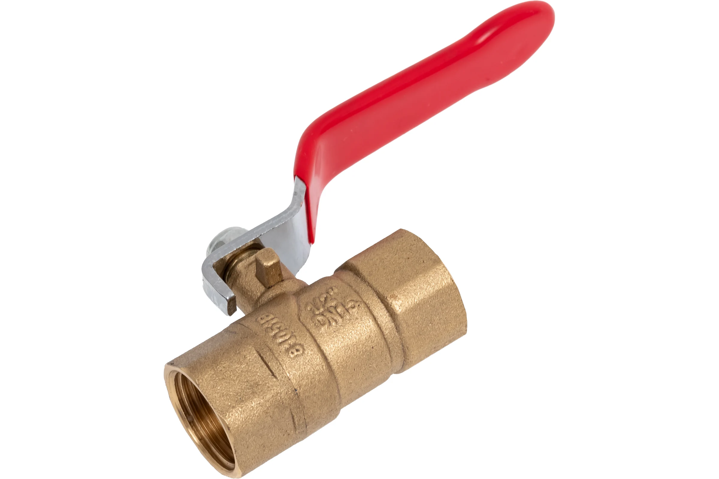 Кран шаровой Doron 1/2" В-В ручка гайка-гайка (10/160) 8401