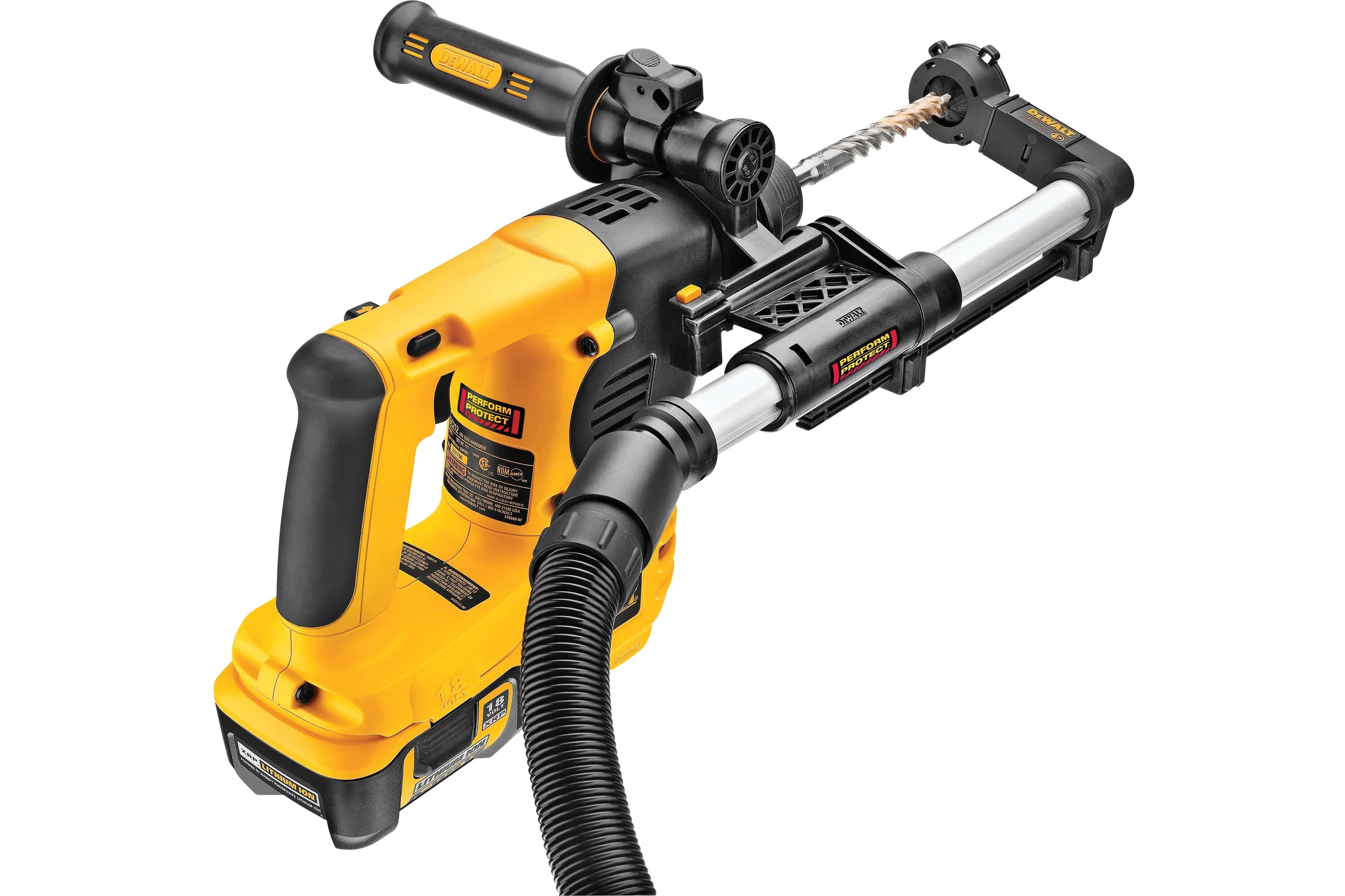 Система пылеудаления для перфораторов Dewalt D25301D, SDS-Plus с посадкой 43 или 54 мм D25301D-XJ