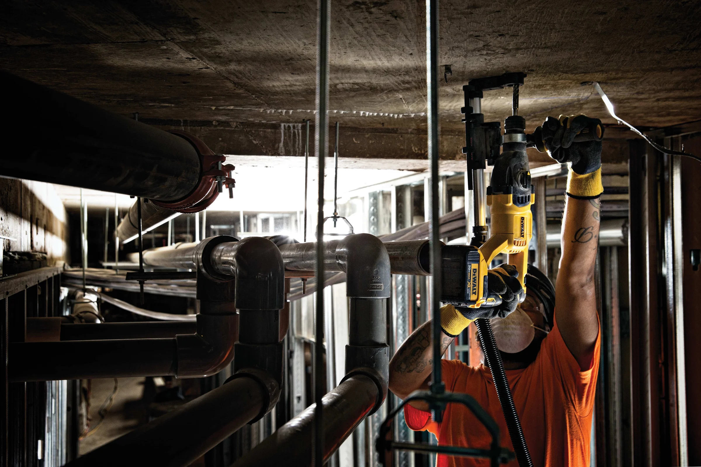 Система пылеудаления для перфораторов Dewalt D25301D, SDS-Plus с посадкой 43 или 54 мм D25301D-XJ
