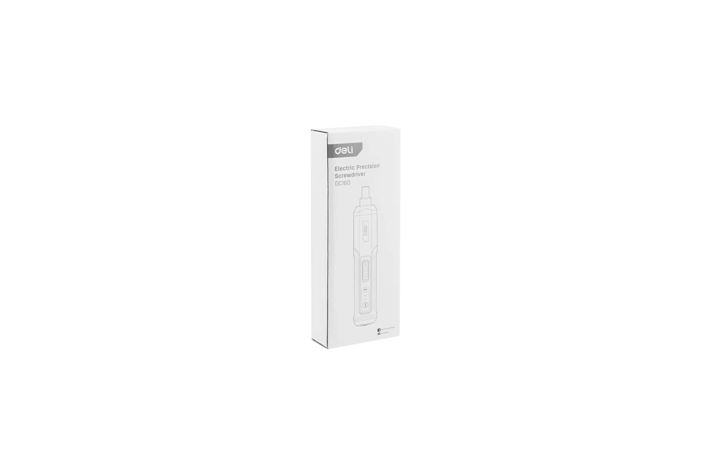Отвертка аккумуляторная DELI DC160 (4В х 2Ач, 5Нм, 300об/мин, Type-C, набор бит 4 шт, коробка) 162800