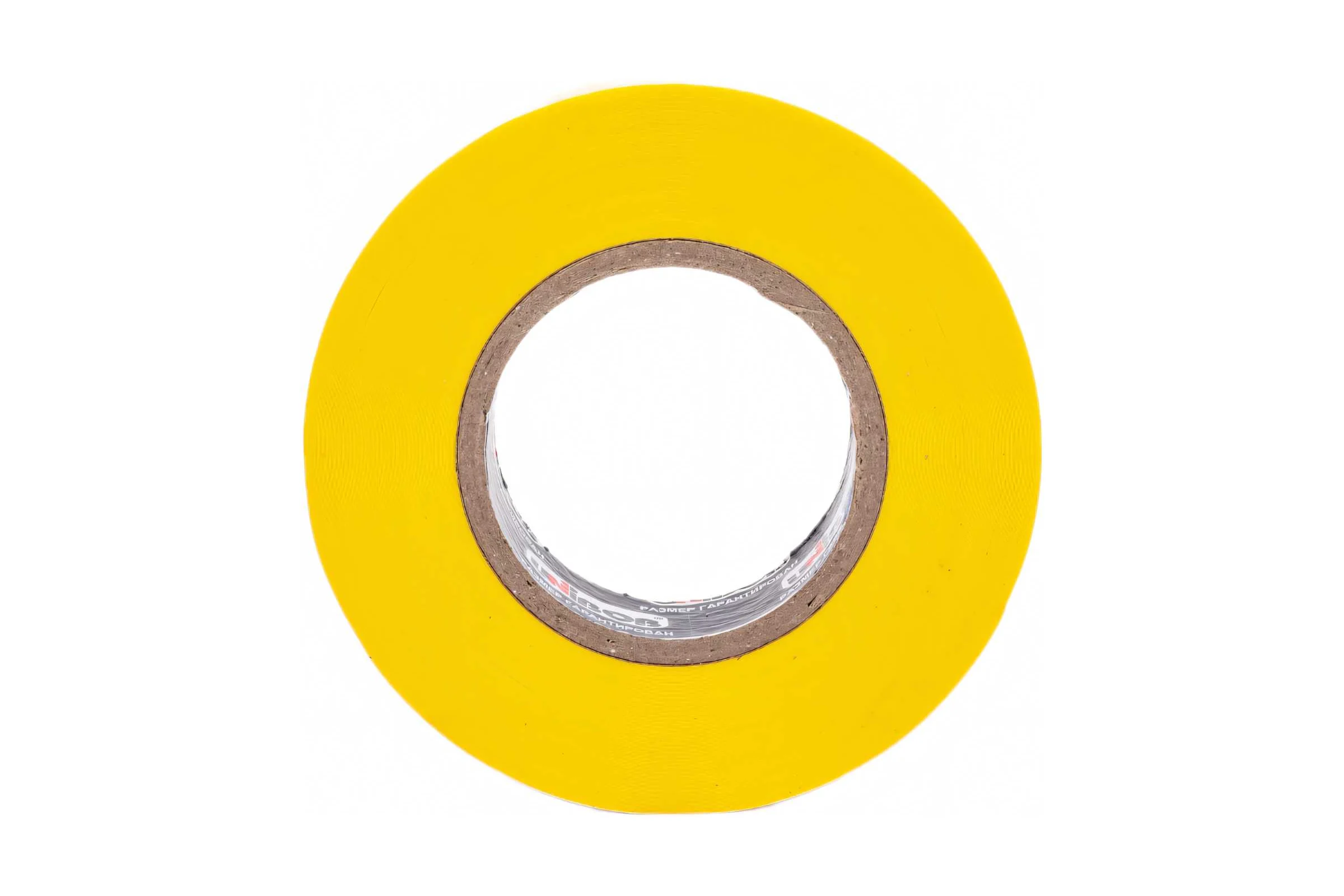 Изолента ПВХ UNIBOB 19 мм х 20 м, желтая, 150 мкм 211752