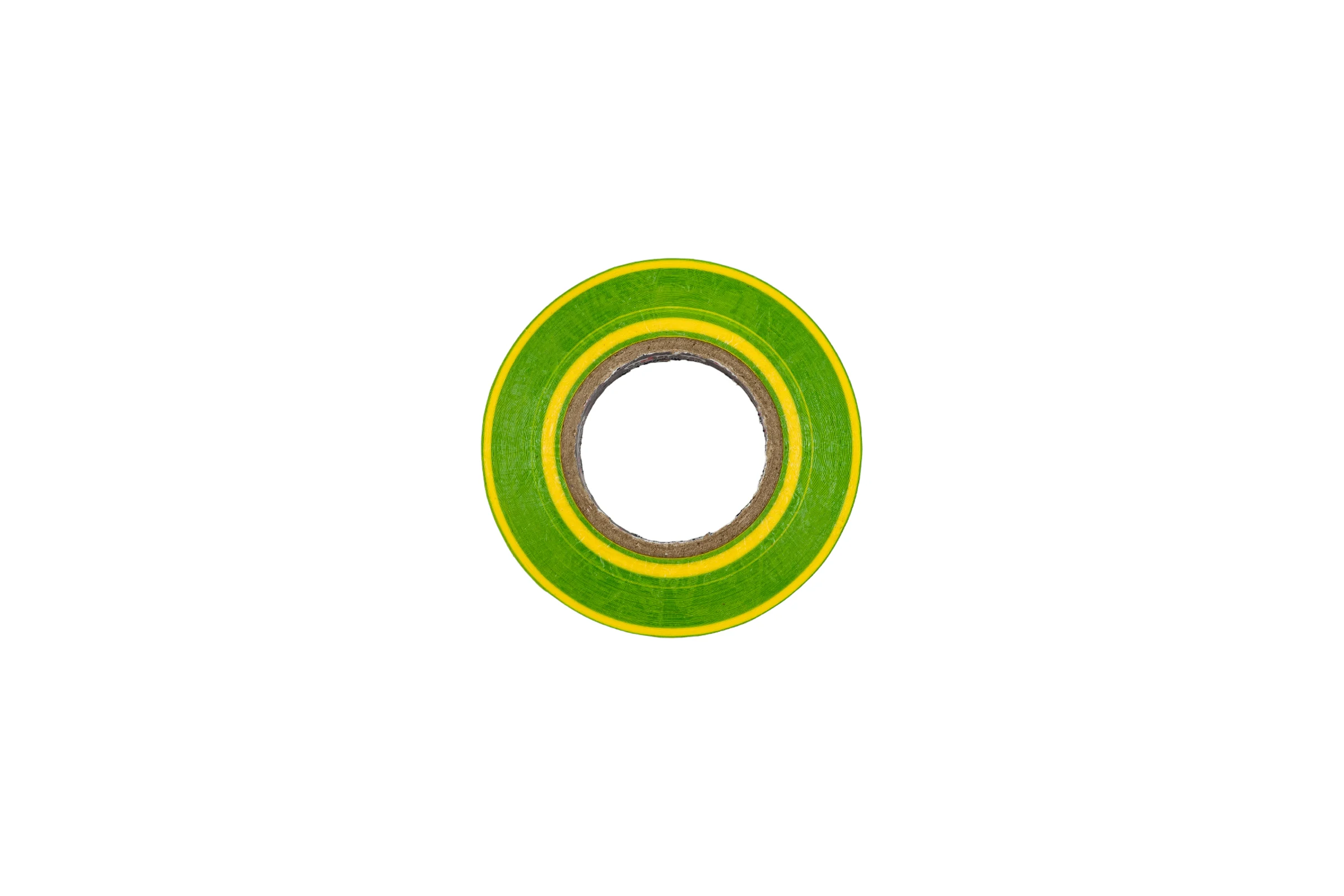 Изолента ПВХ UNIBOB 19 мм х 20 м, желто-зеленая 211759