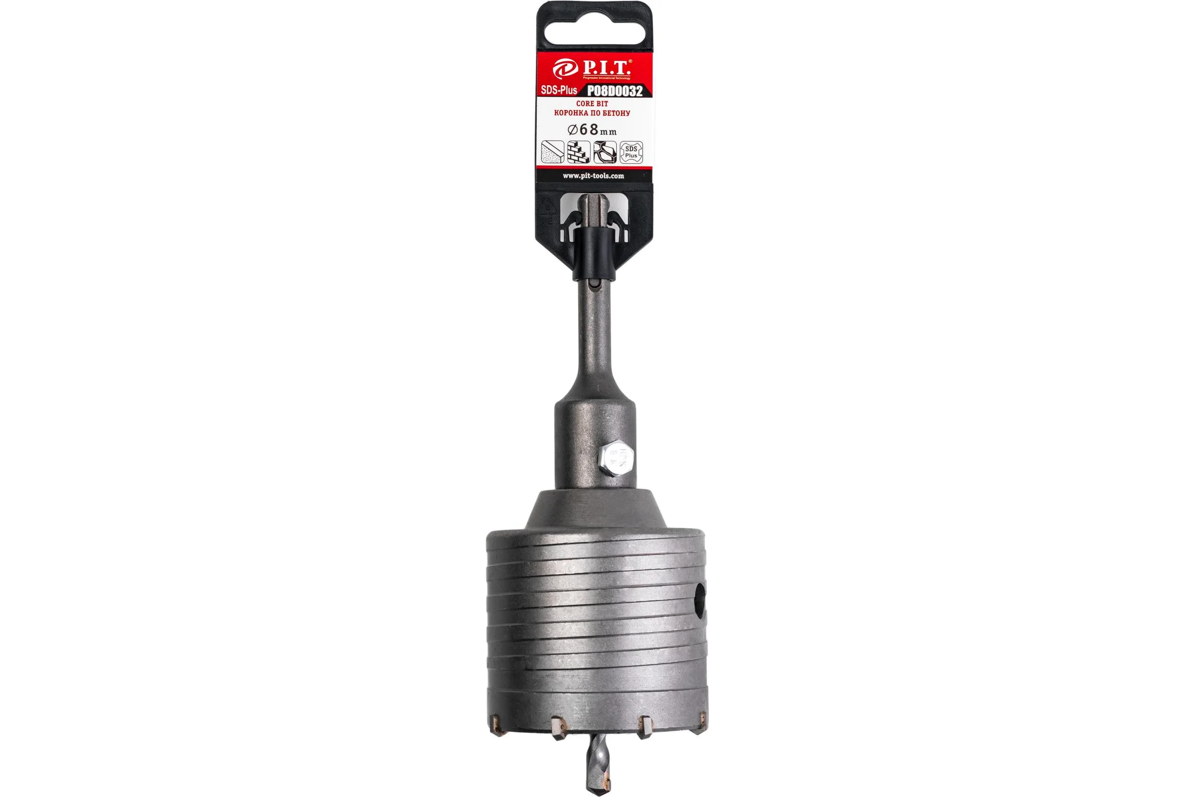 Коронка по бетону (68 мм; SDS-PLUS) P.I.T. P08D0032