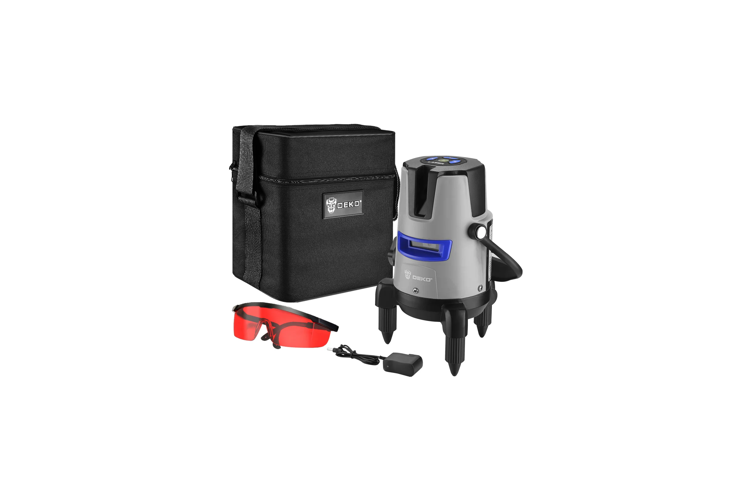 Самовыравнивающийся лазерный уровень DEKO DKLL02RB PRO SET 1 в сумке 065-0101