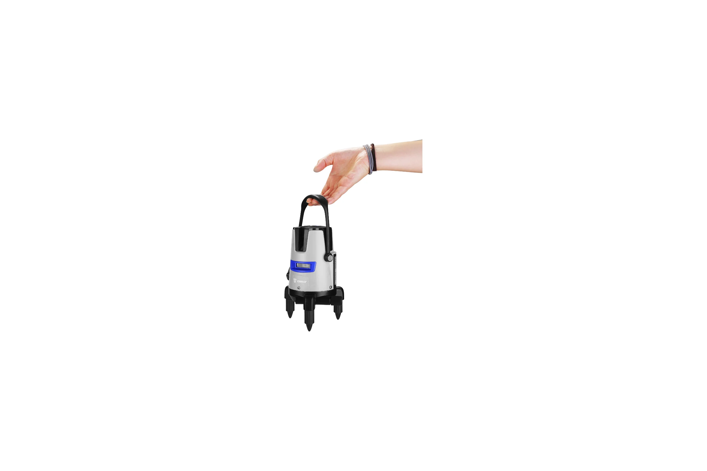 Лазерный самовыравнивающийся уровень DEKO DKLL02RB PRO SET 2 со штативом 1 м 065-0102