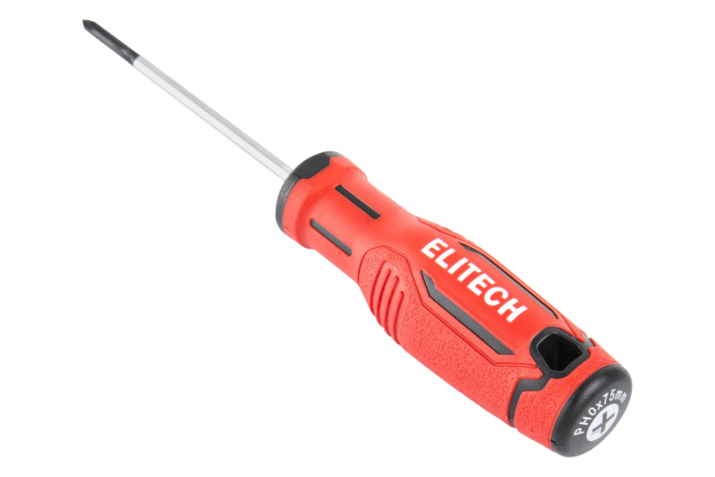 Отвертка Elitech PH0X75мм с магнитным наконечником 211201 207139