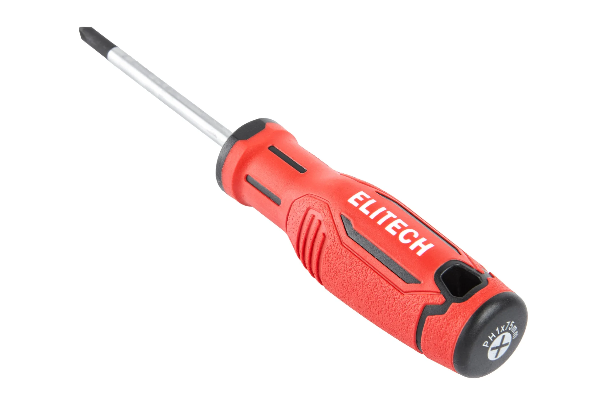 Отвертка Elitech PH1X75мм с магнитным наконечником 211202 207140