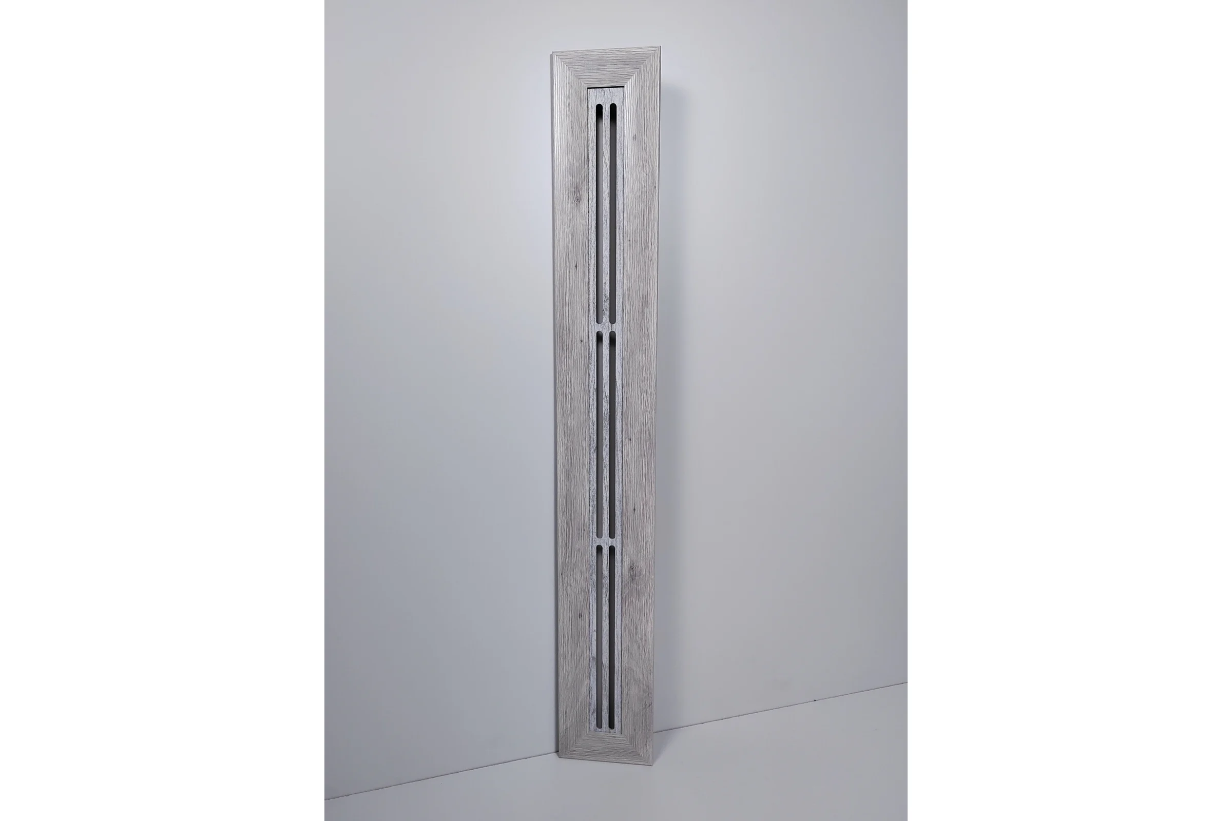 Крышка декоративная для радиаторов и батарей Cosca Decor 170х1200 мм, дуб серый, фреза, МДФ Cosca 00-00083222