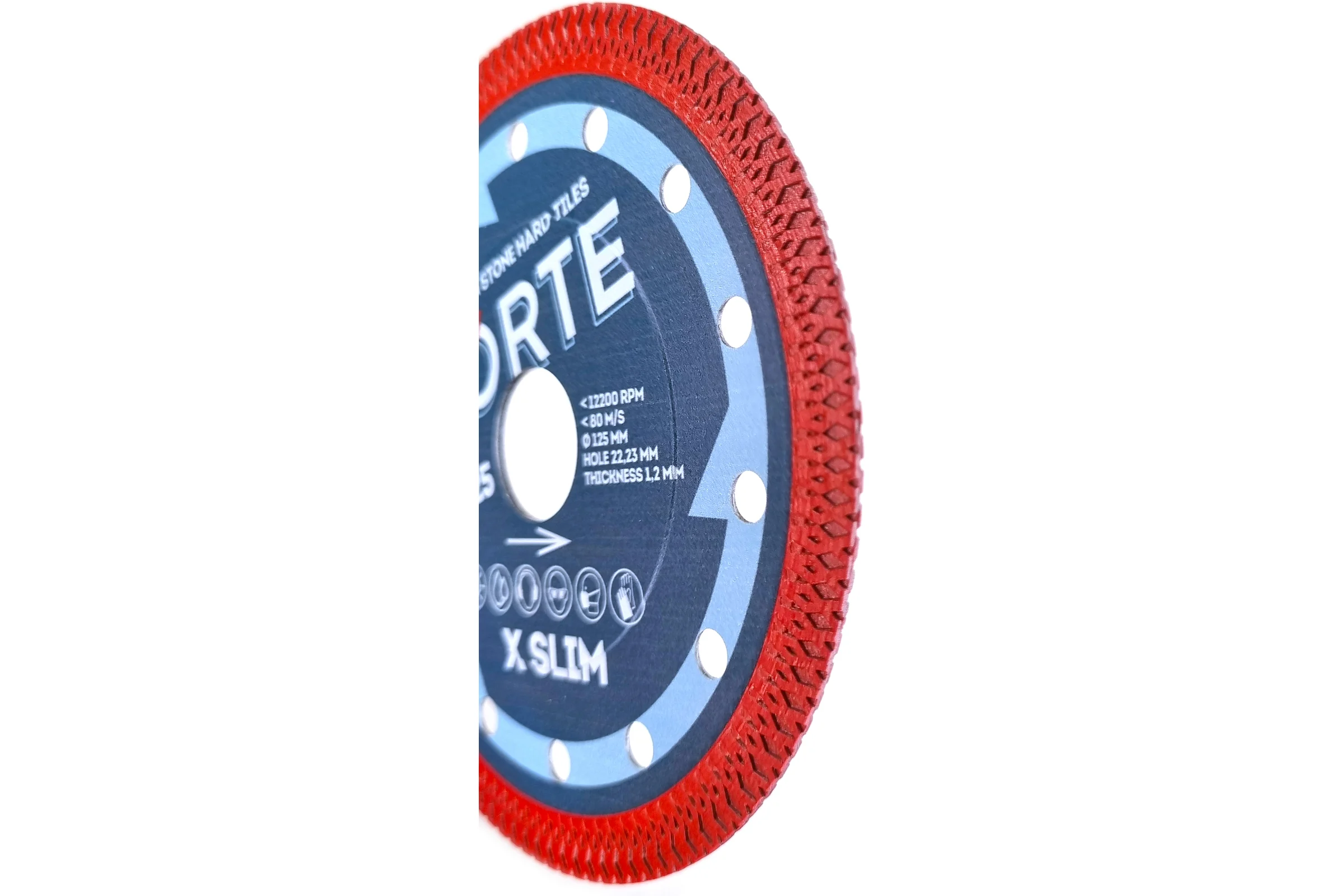 Диск алмазный по керамограниту CORTE X SLIM 125х1.2х22.2 мм XSD125