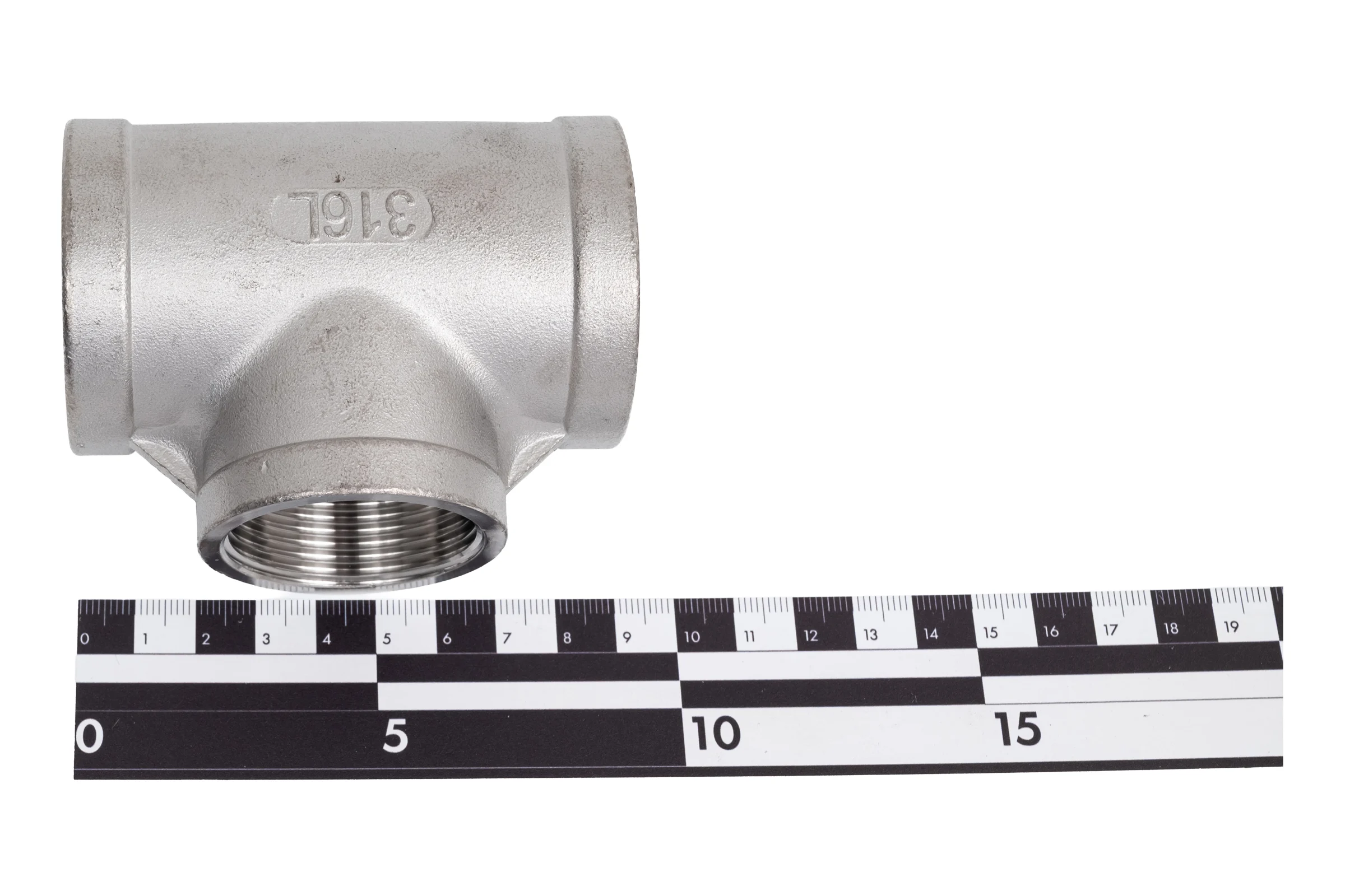 Тройник нержавеющая сталь переходной Benarmo Ду40x32 ВР 129-8798