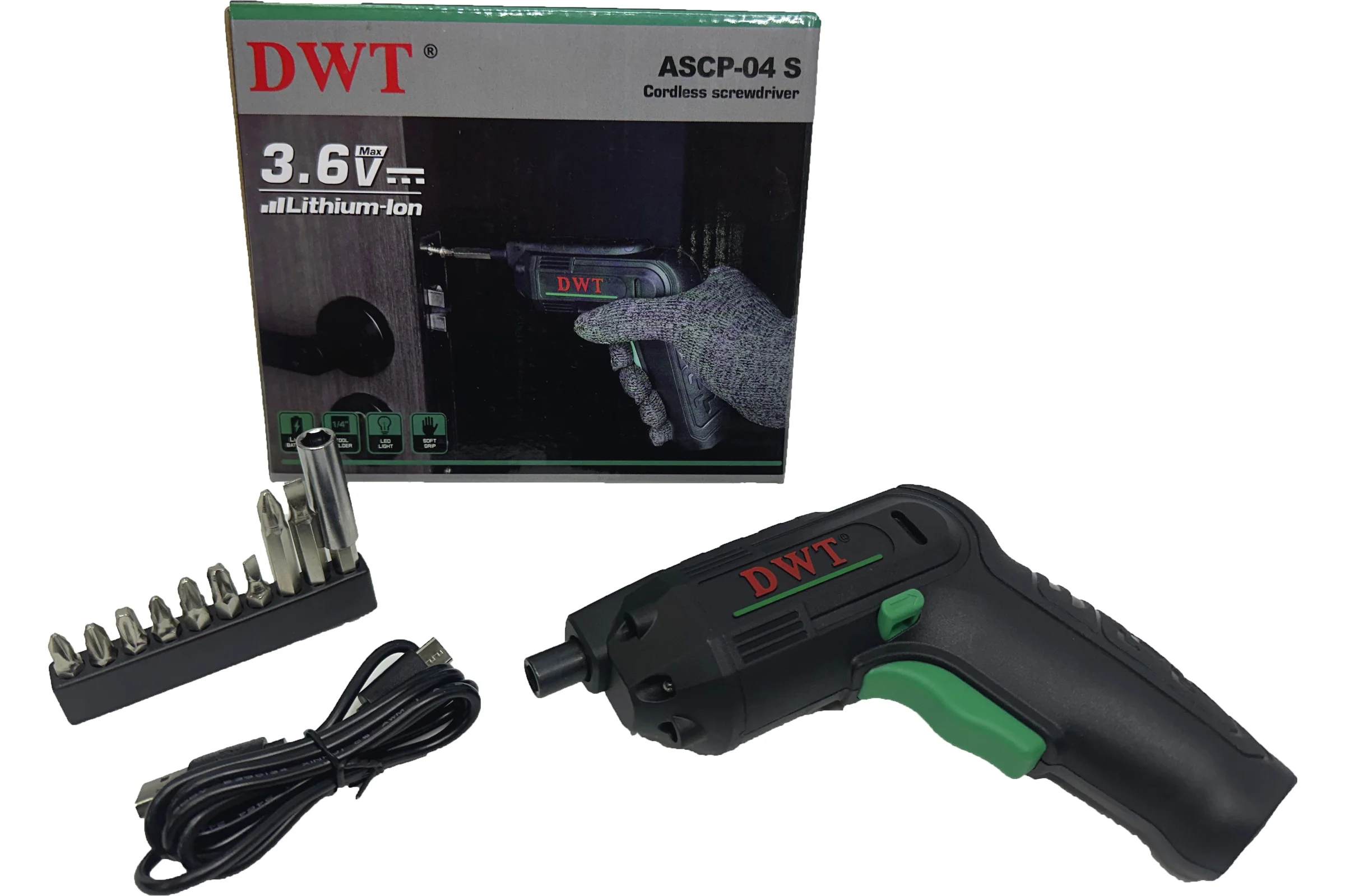 Аккумуляторная отвертка DWT ASCP-04 S