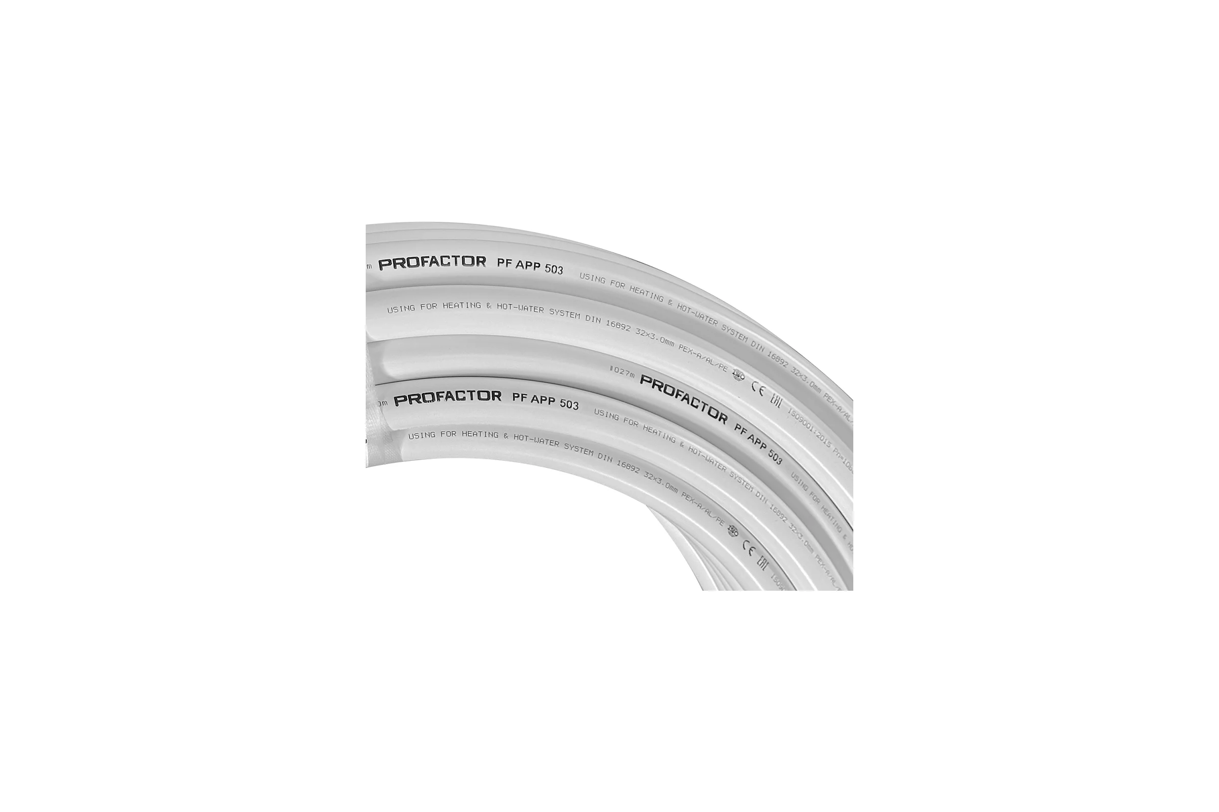Труба металлопластиковая PROFACTOR PEX-A-AL-PE б/ш O32 х 3мм, бухта 50 м PF APP 503