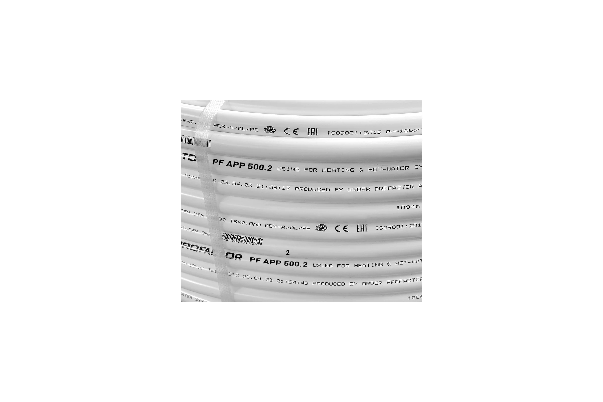 Труба металлопластиковая PROFACTOR PEX-A-AL-PE б/ш O16 х 2мм, бухта 200м PF APP 500.2