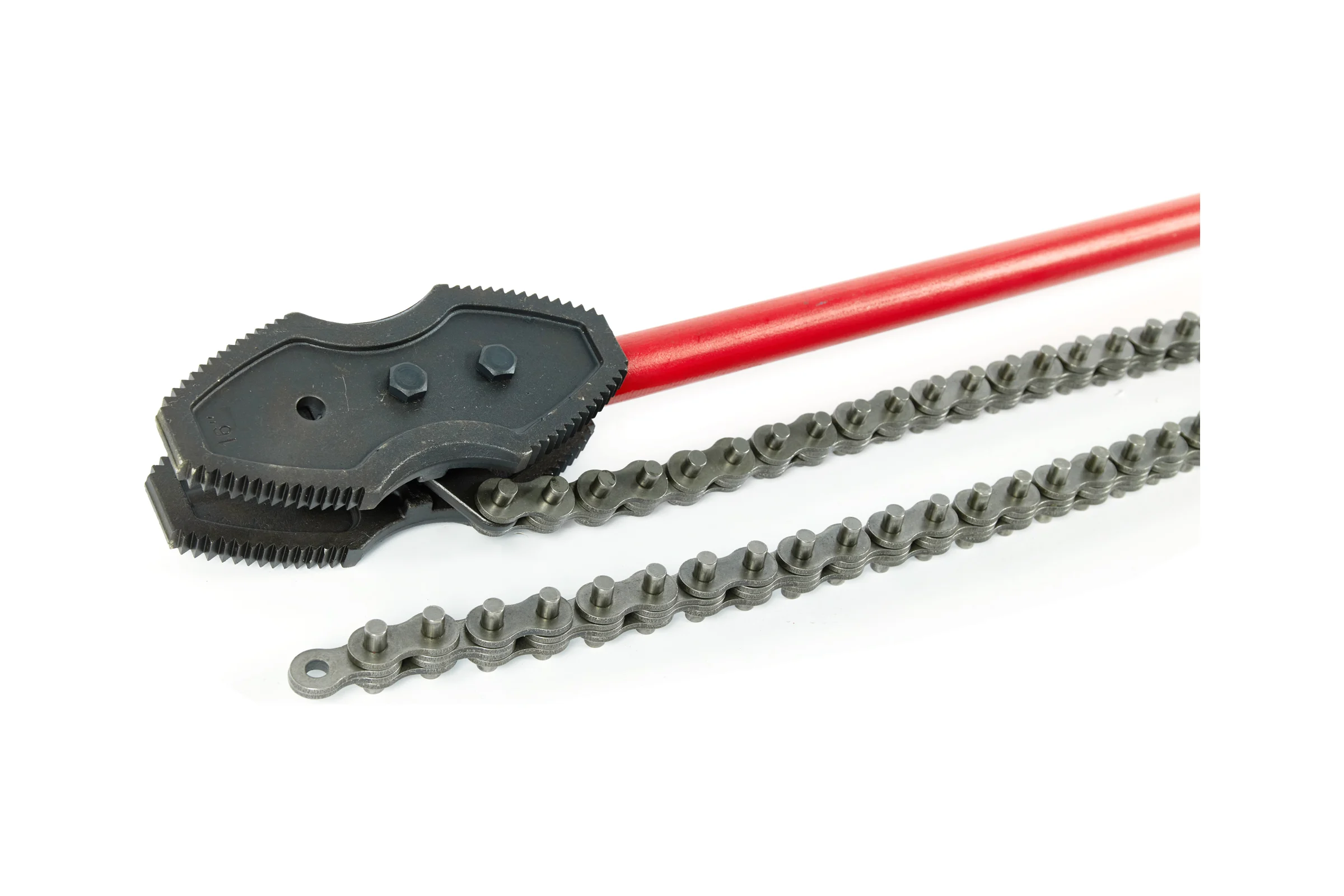 Двухсторонний цепной трубный ключ REDLI  усиленный Chain Tong 16", R70248