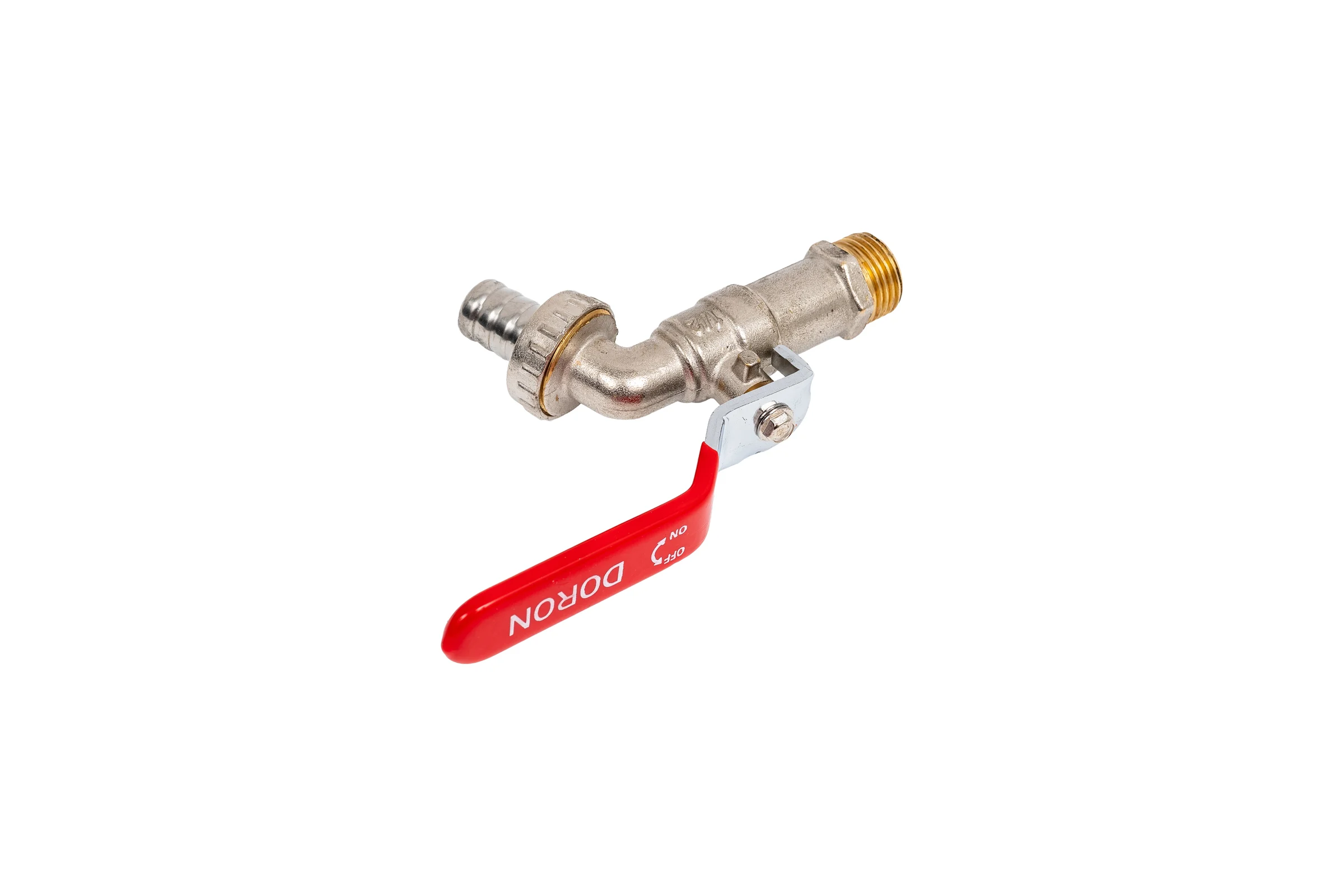 Кран шаровой с носиком DORON 1/2" нар.рез. 8436