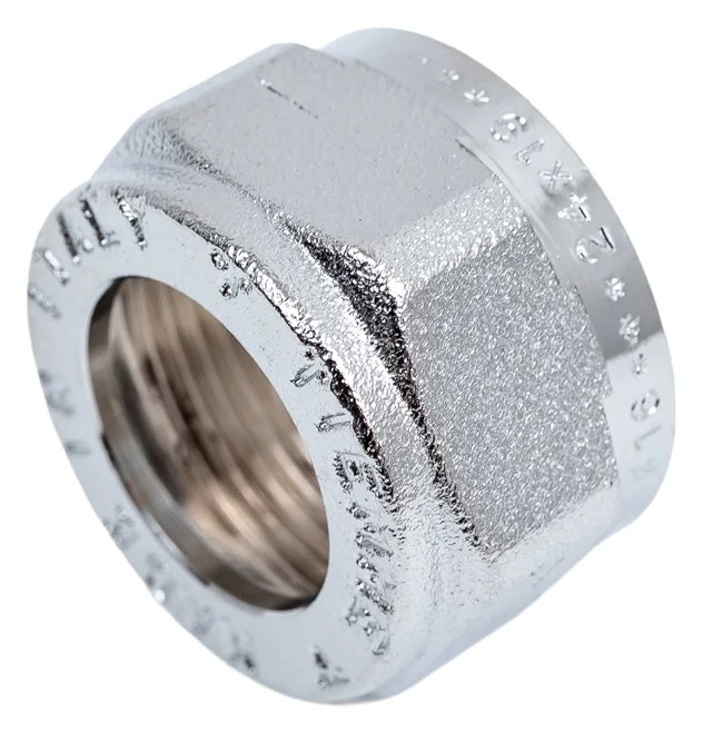 Адаптер для трубы Tiemme PEX 24x19x16-2,2 хром 1440090