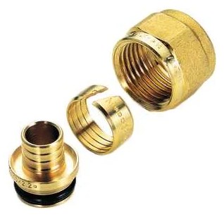 Адаптер для трубы Tiemme PEX Euroconus 3/4" x 16-2,0 1440099