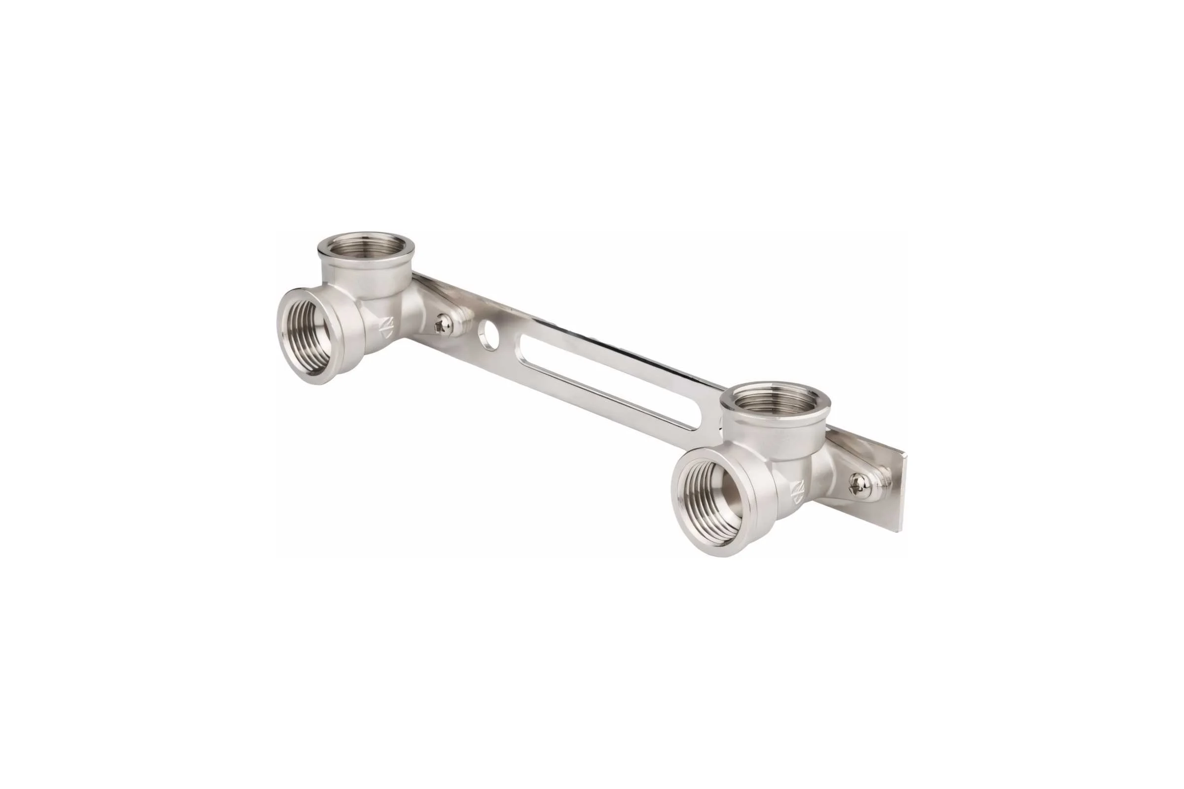 Уголки на планке для смесителя AQUALINK 1/2 x1/2 - 2 вн-вн 04510