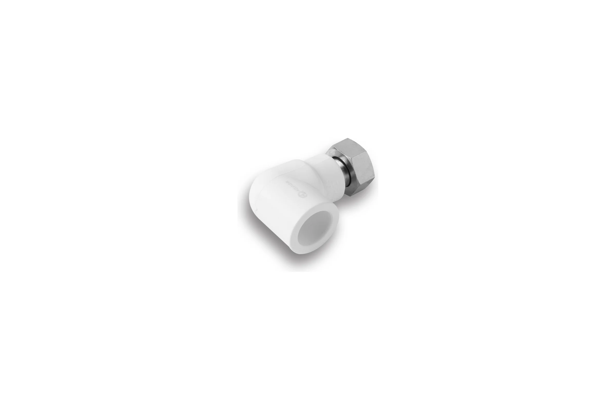 Уголок AQUALINK ПП с накидной гайкой 20х3/4 10 шт. 03599