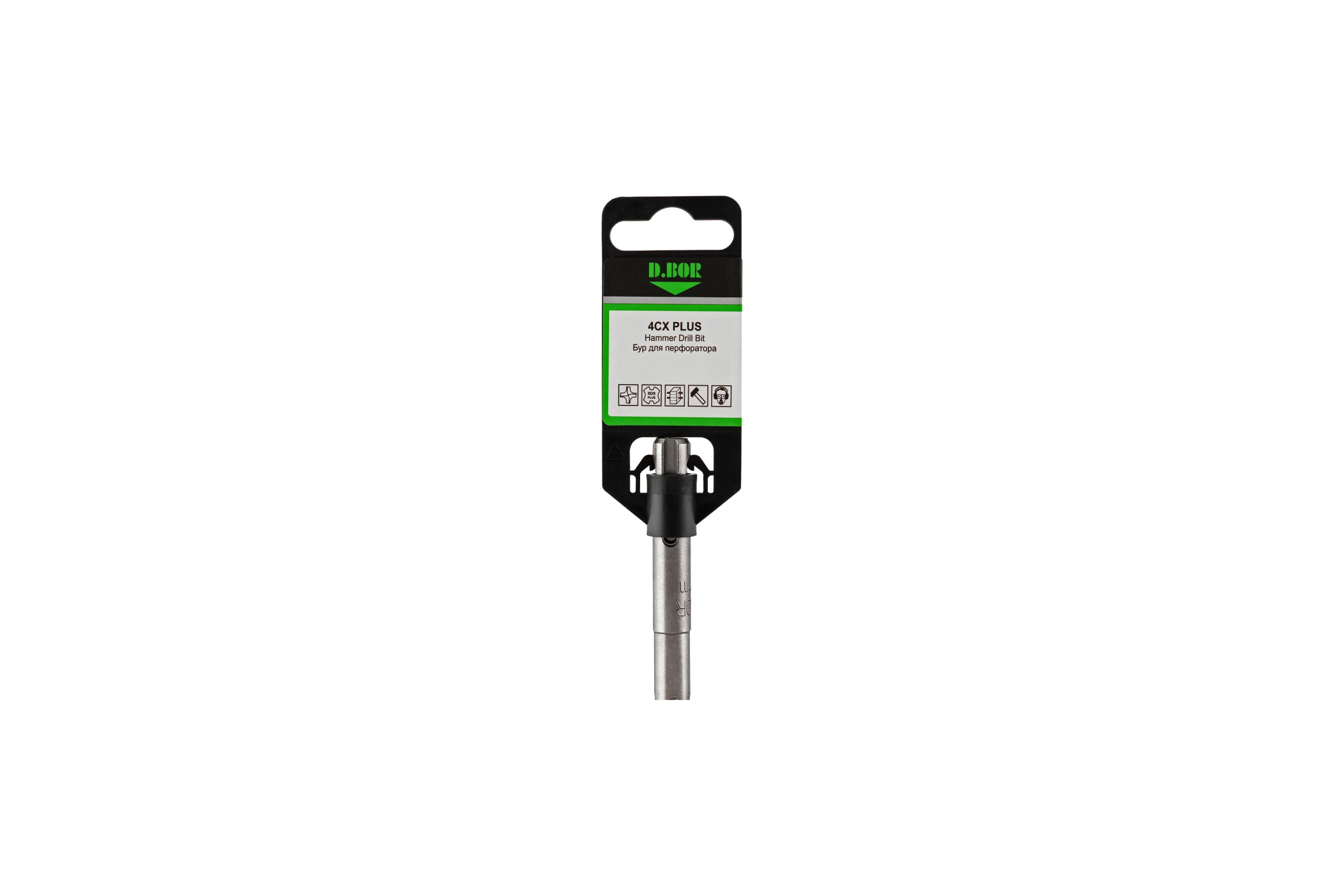 Бур D.BOR SDS-plus 4CX PLUS 10х100/160 мм, 4-cutting D-4XPD10L0160