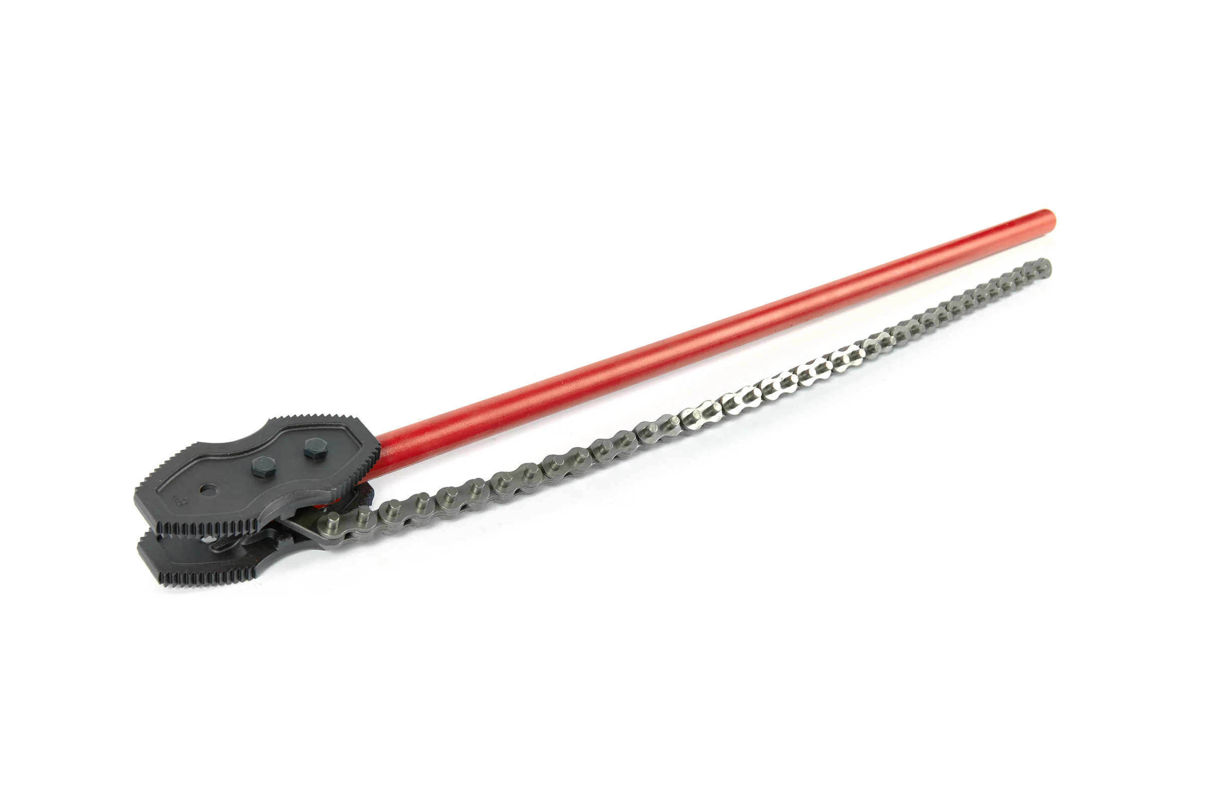 Двухсторонний цепной трубный ключ REDLI усиленный Chain Tong 8", R70246