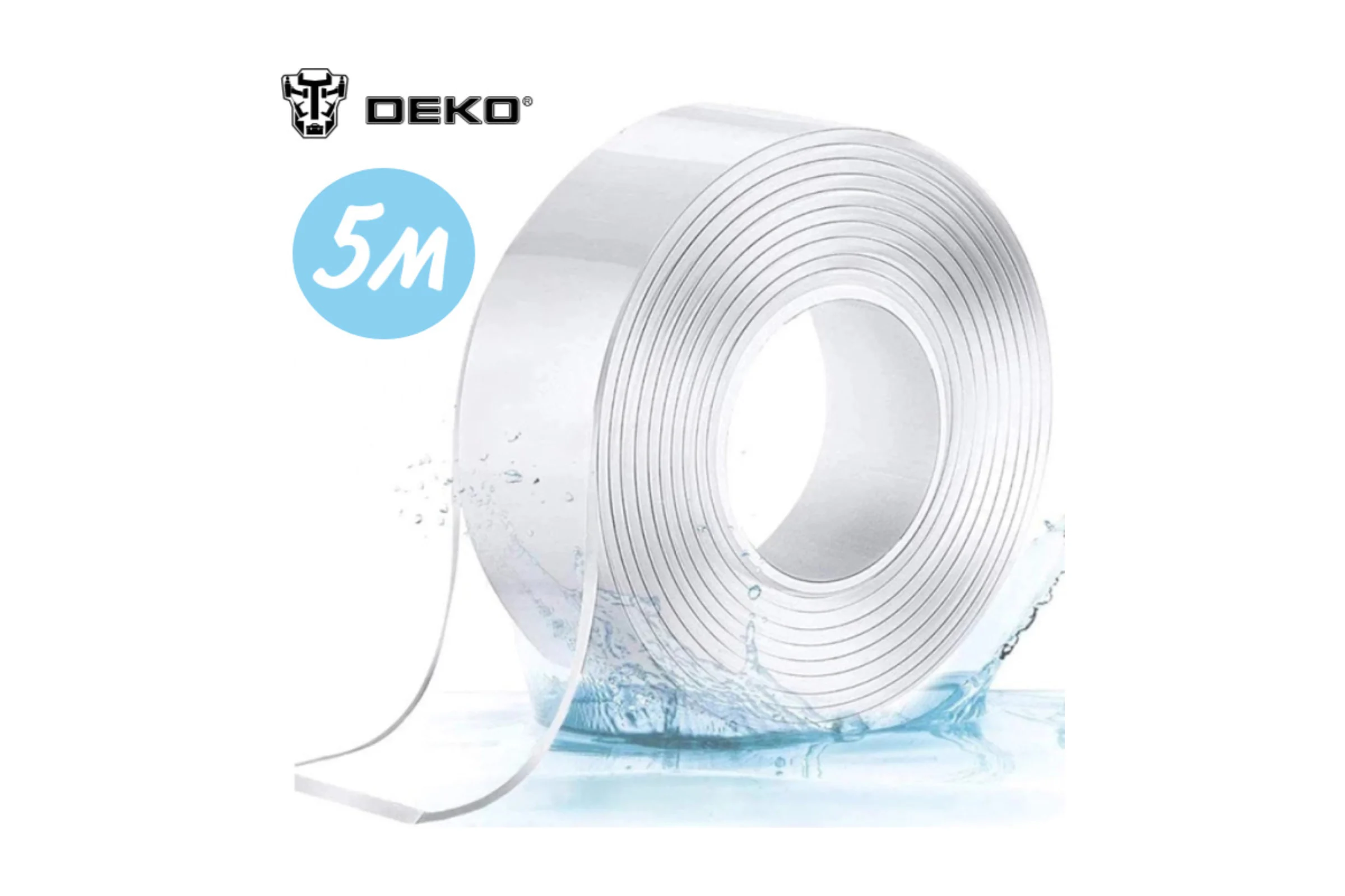 Двухсторонняя клейкая лента DEKO 5 м DKT05 041-0217