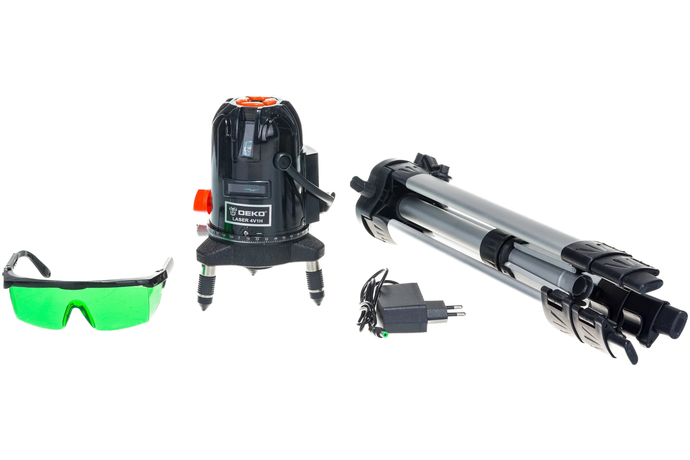 Лазерный уровень DEKO LL57GA SET 2 (в сумке, со штативом) 065-0295
