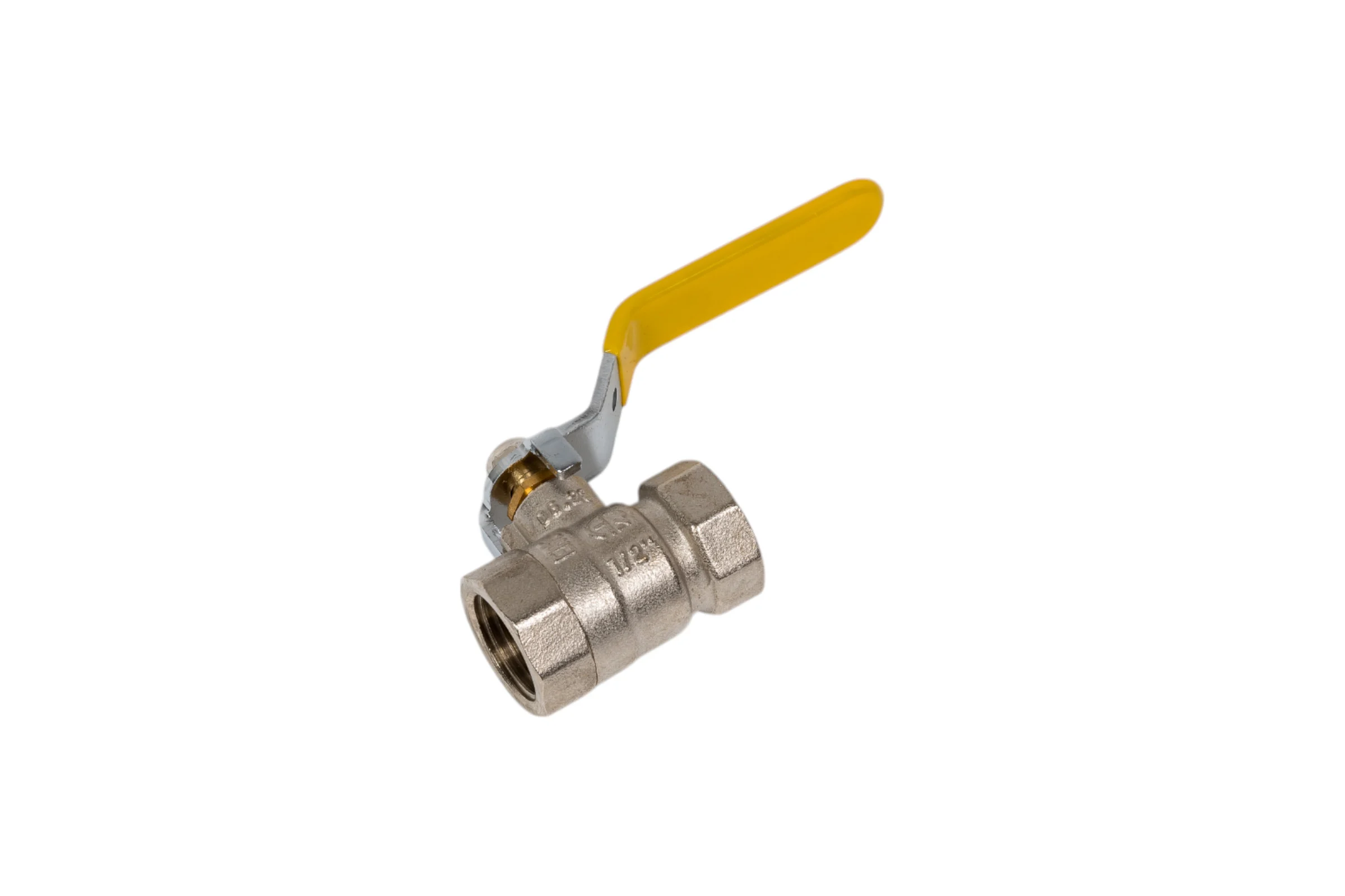 Шаровой кран для газа AQUALINK 1/2 вн-вн ручка 7101
