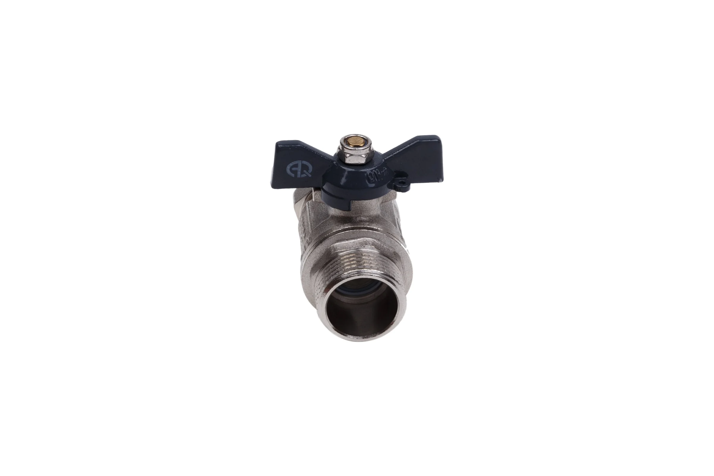 Кран шаровой AQUALINK для МП труб нар 1/2 x16 B бабочка 00876