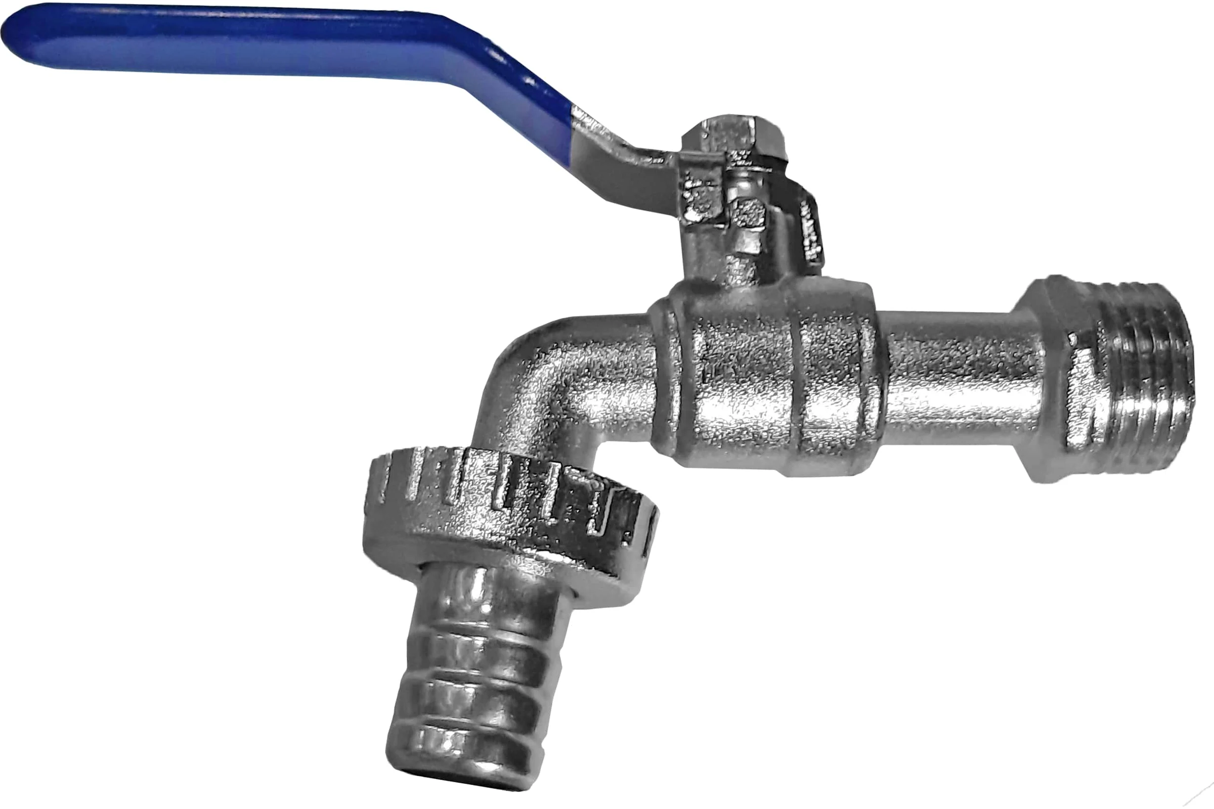 Кран шаровой водоразборный под шланг AQUALINK 3/4 Wh ручка ECO 3966 03966