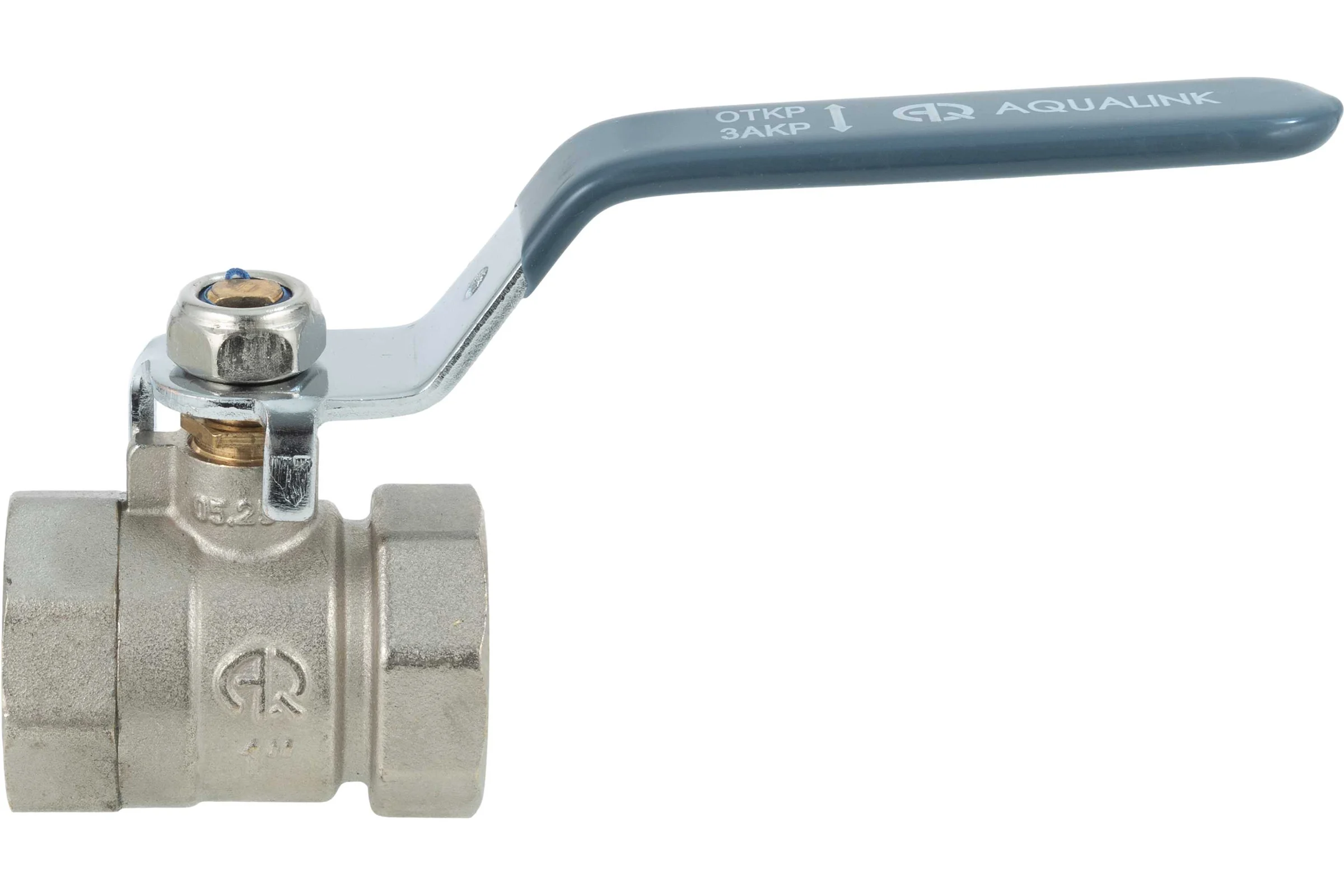 Кран шаровой AQUALINK вн-вн 1 ручка 01145