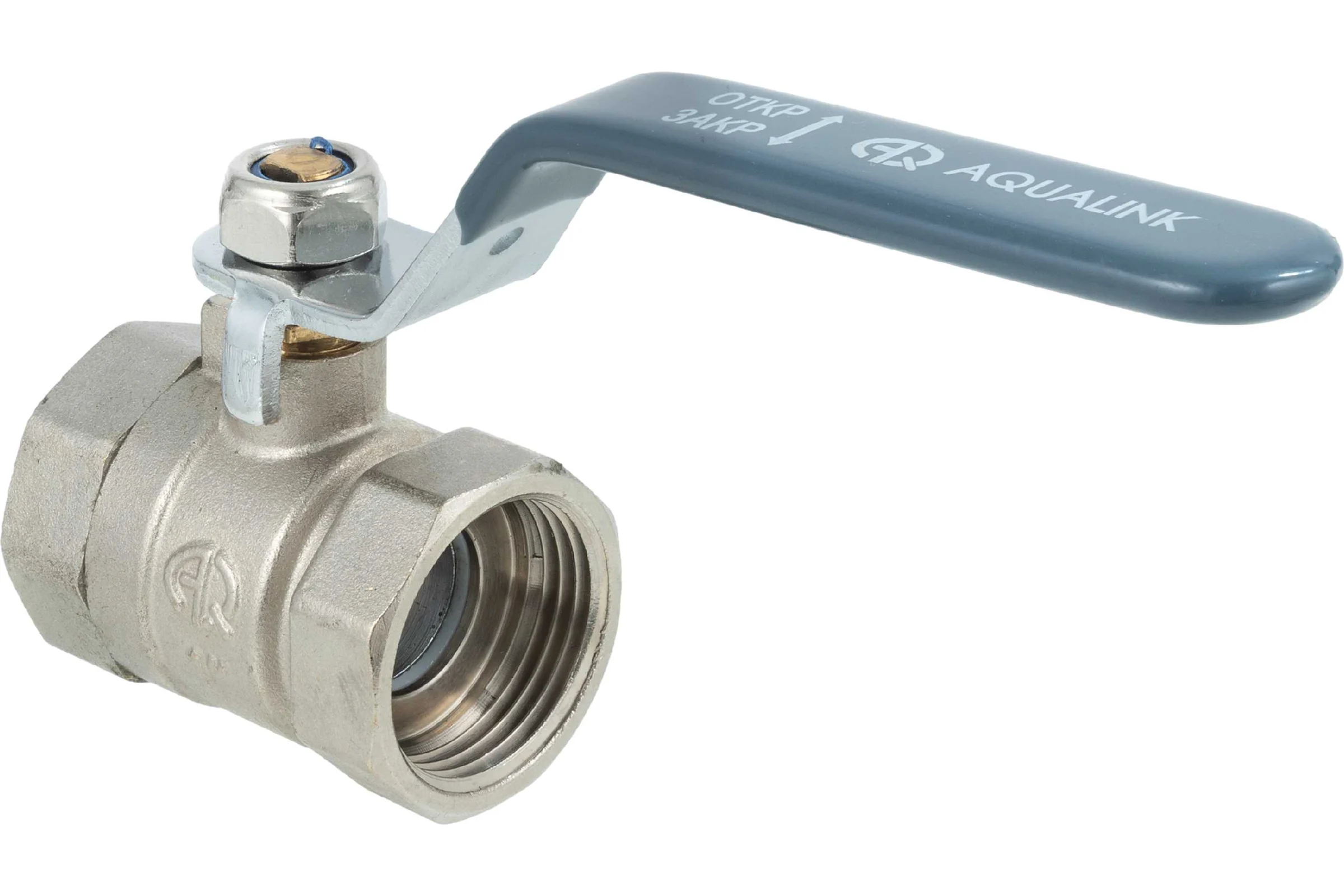 Кран шаровой AQUALINK вн-вн 1 ручка 01145