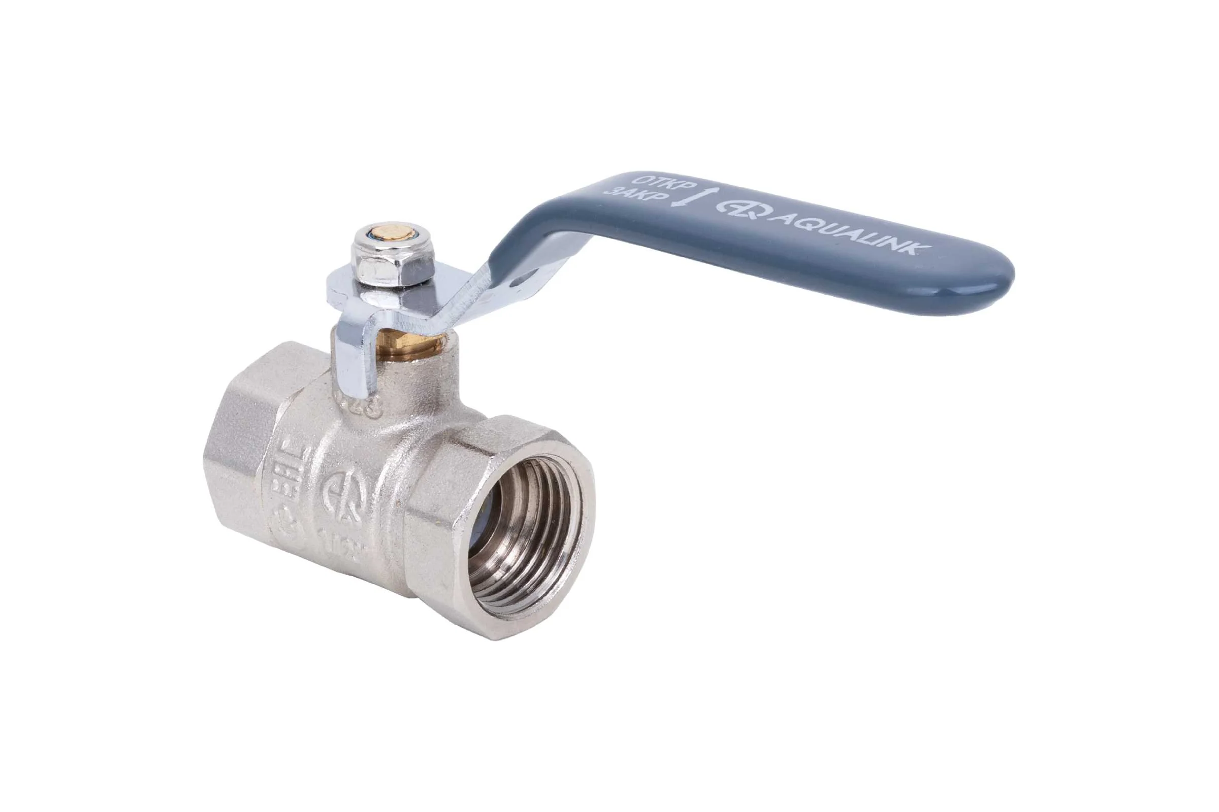 Шаровой кран AQUALINK вн-вн 1/2 ручка 01143