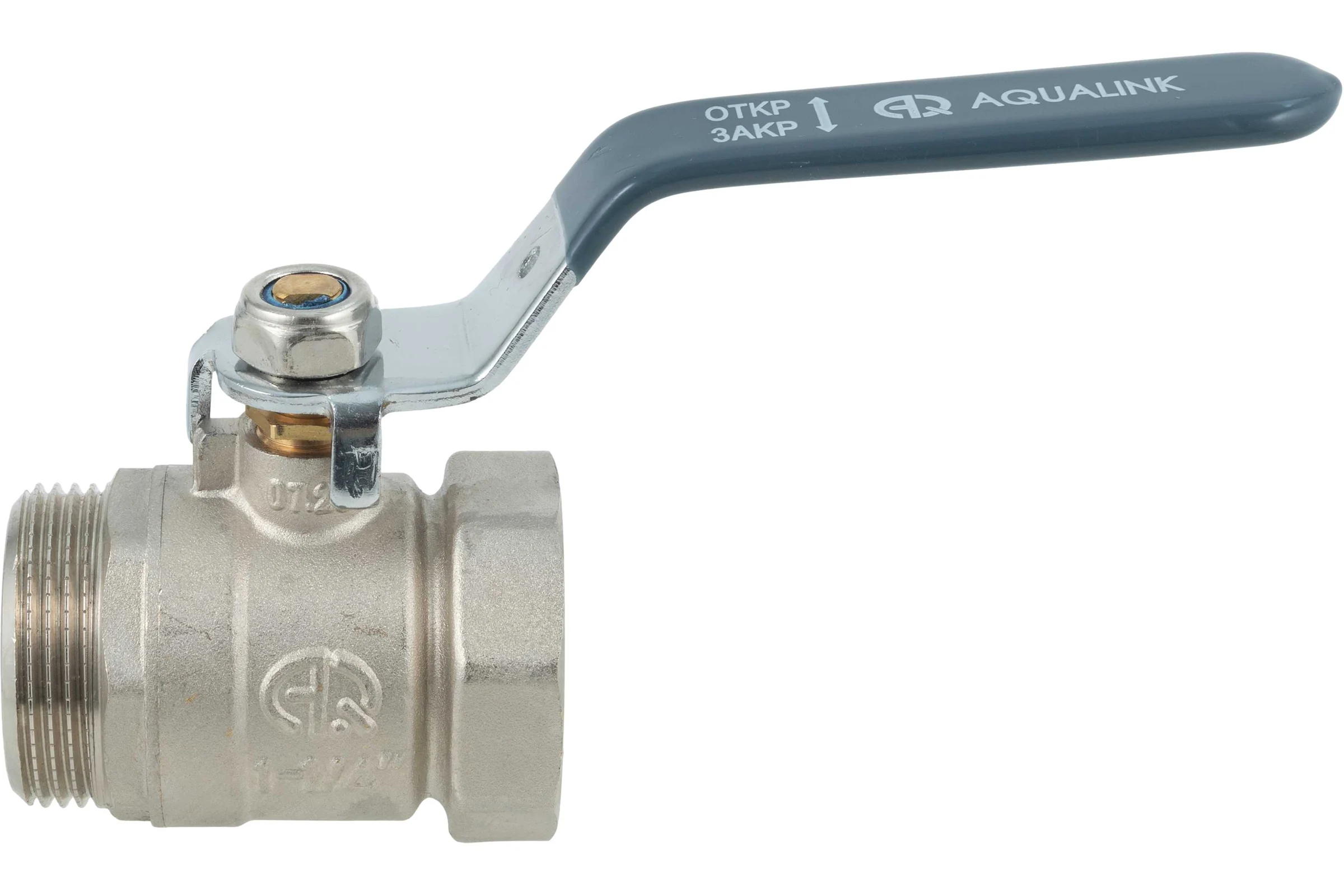 Шаровой кран AQUALINK вн-нар 1 1/4 ручка 01152