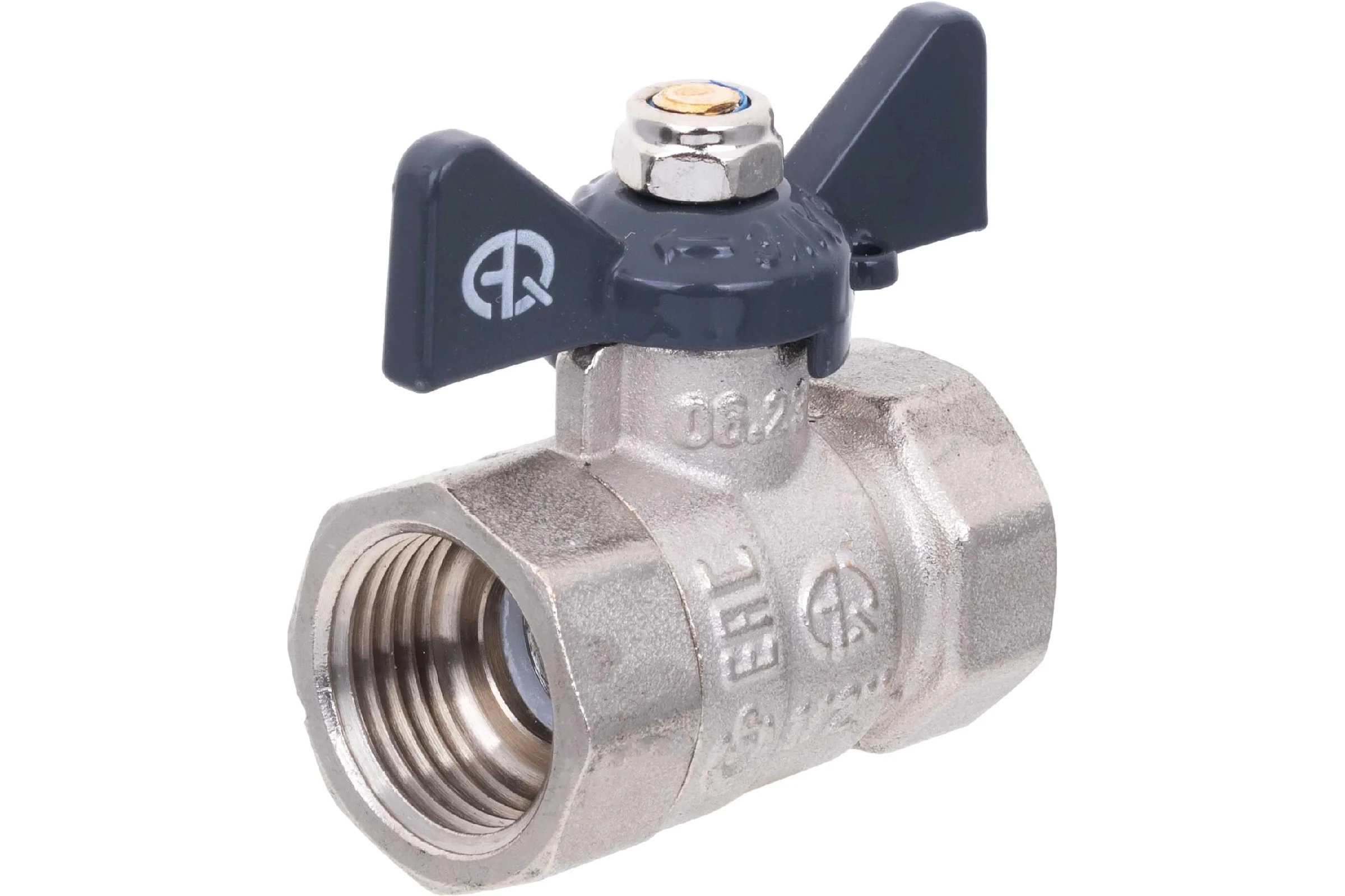Кран шаровой AQUALINK вн-вн 3/4 B бабочка 1156 01156