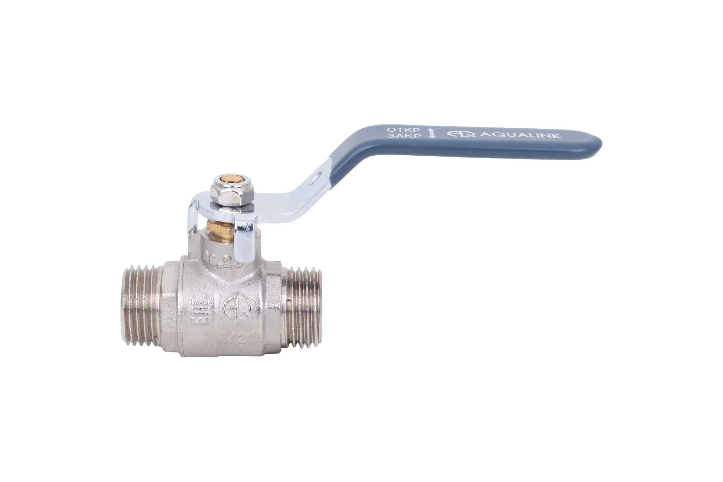 Шаровой кран AQUALINK нар-нар 1 ручка 2429