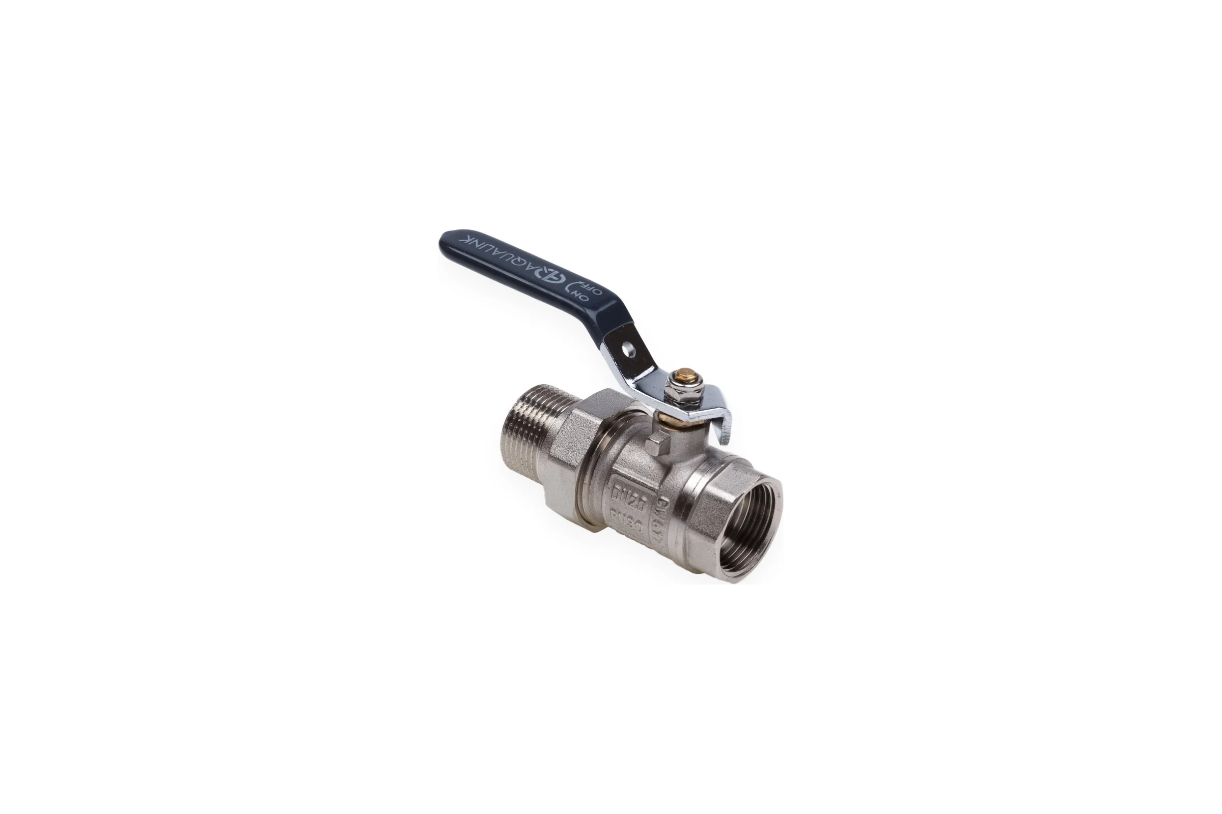 Шаровой кран AQUALINK со сгоном вн-нар 3/4 U ручка 01170