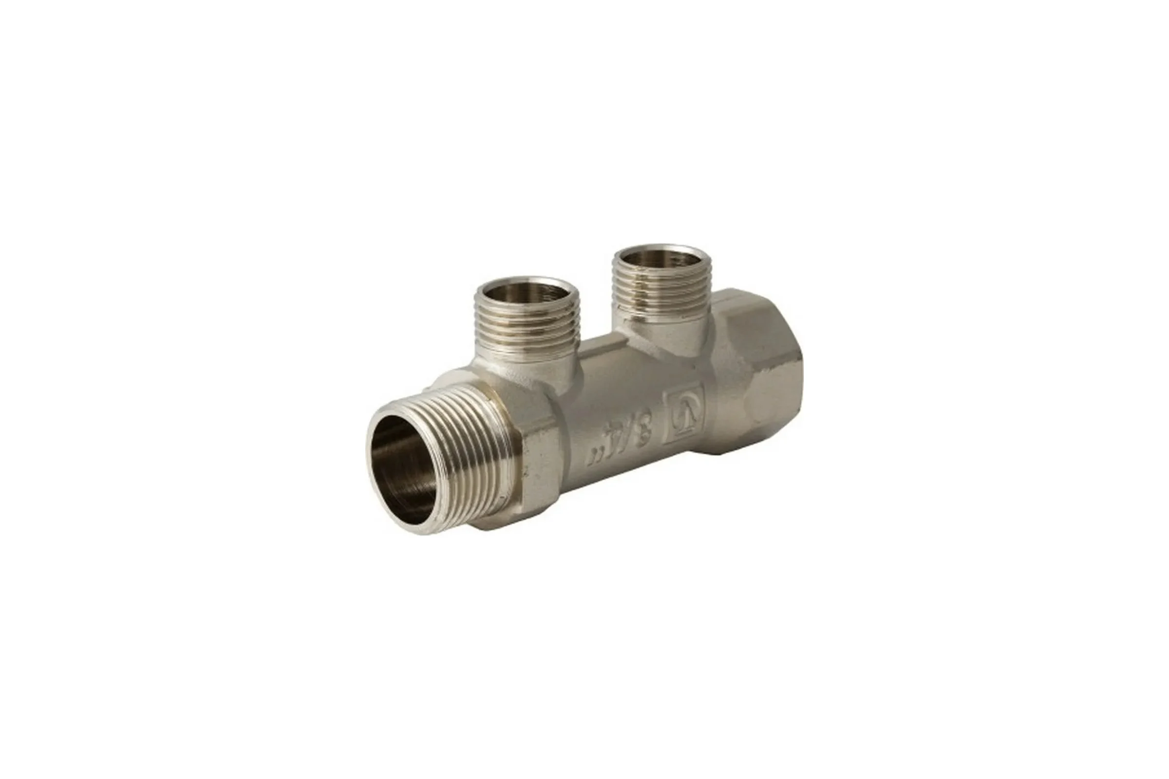 Коллектор резьбовой AQUALINK вн-нар 3/4, 1/2х2 (Цена за упаковку 2 шт.)  арт. 2421