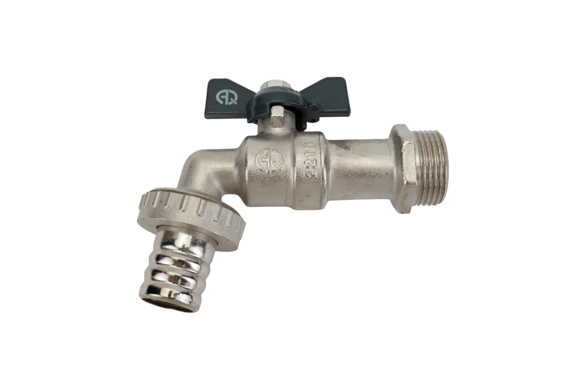 Шаровой кран AQUALINK водоразборный, под шланг, 3/4 W h B бабочка 1490