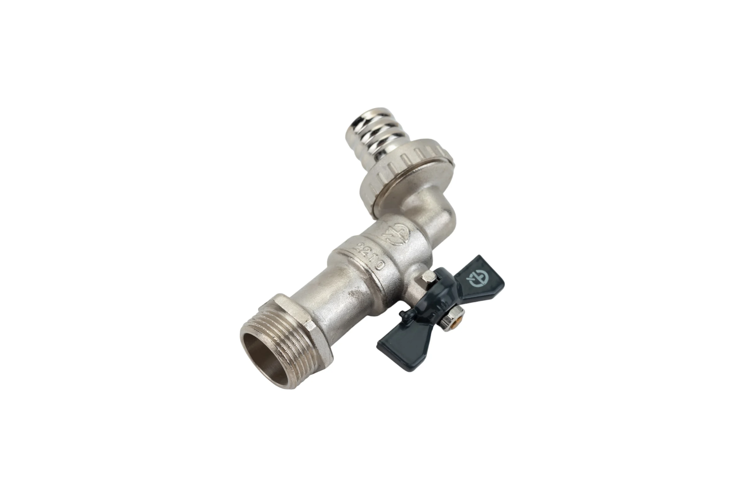 Шаровой кран AQUALINK водоразборный, под шланг, 3/4 W h B бабочка 1490