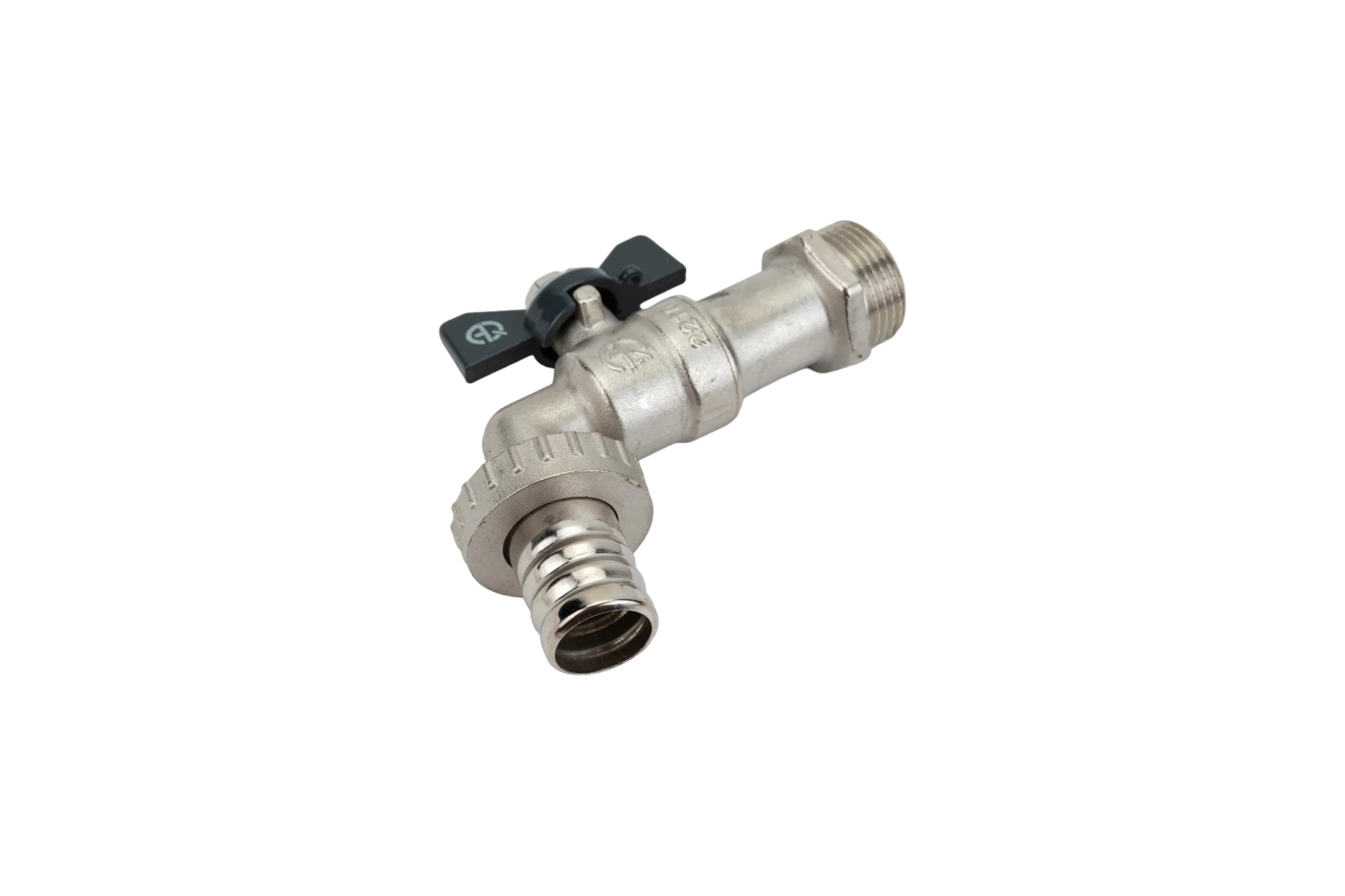 Шаровой кран AQUALINK водоразборный, под шланг, 3/4 W h B бабочка 1490