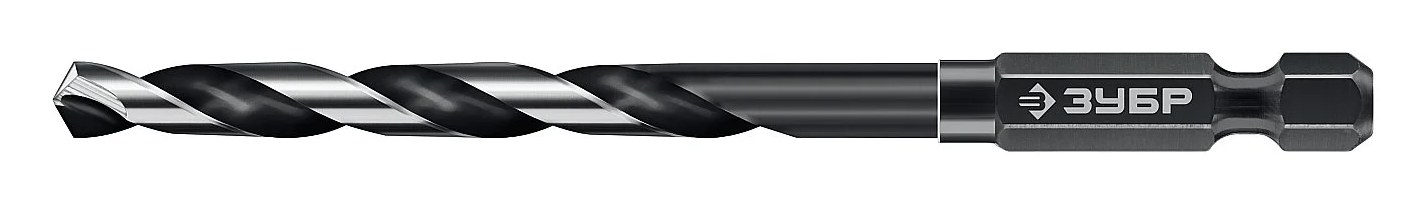 Cверло по металлу для винтовертов и шуруповертов ЗУБР Impact Ready НЕХ-1/4", 6.0x111 мм 29623-6_z01
