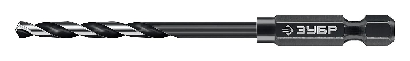 Cверло по металлу для винтовертов и шуруповертов ЗУБР Impact Ready НЕХ-1/4", 3.0x79 мм 29623-3_z01